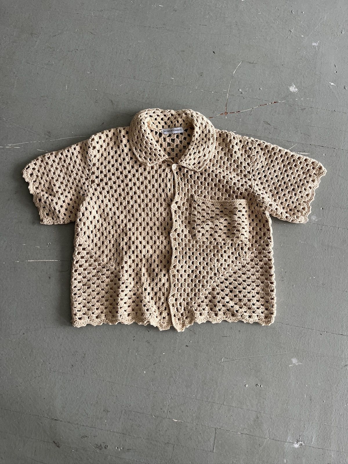 No Maintenance No Maintenance Mesh Crochet Shirt (unisex) Size US XS / EU 42 / 0 - 13 Thumbnail