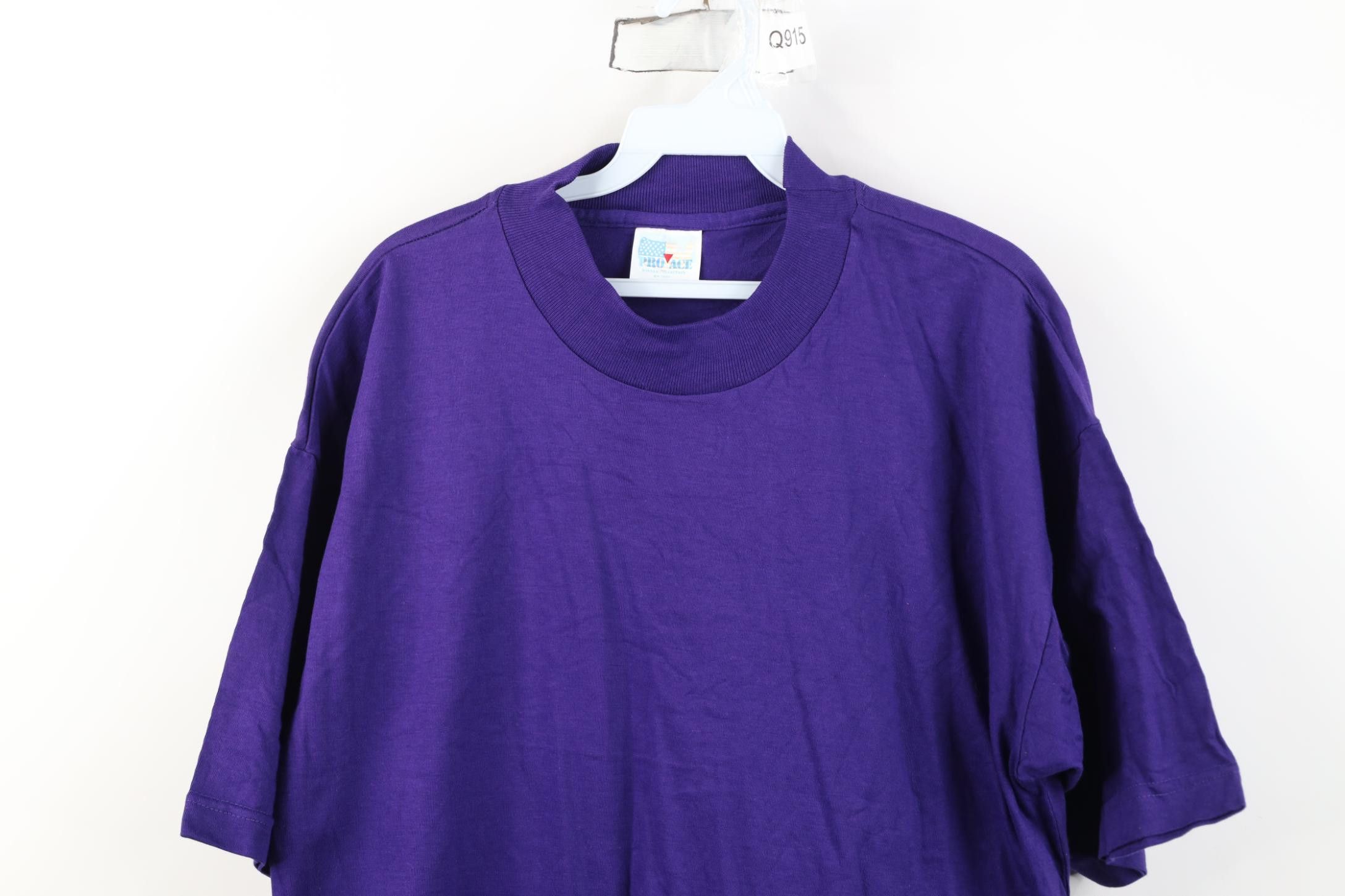 Vintage Deadstock Vintage 90s Streetwear Short Sleeve T-Shirt Cotton Size US XL / EU 56 / 4 - 2 Thumbnail