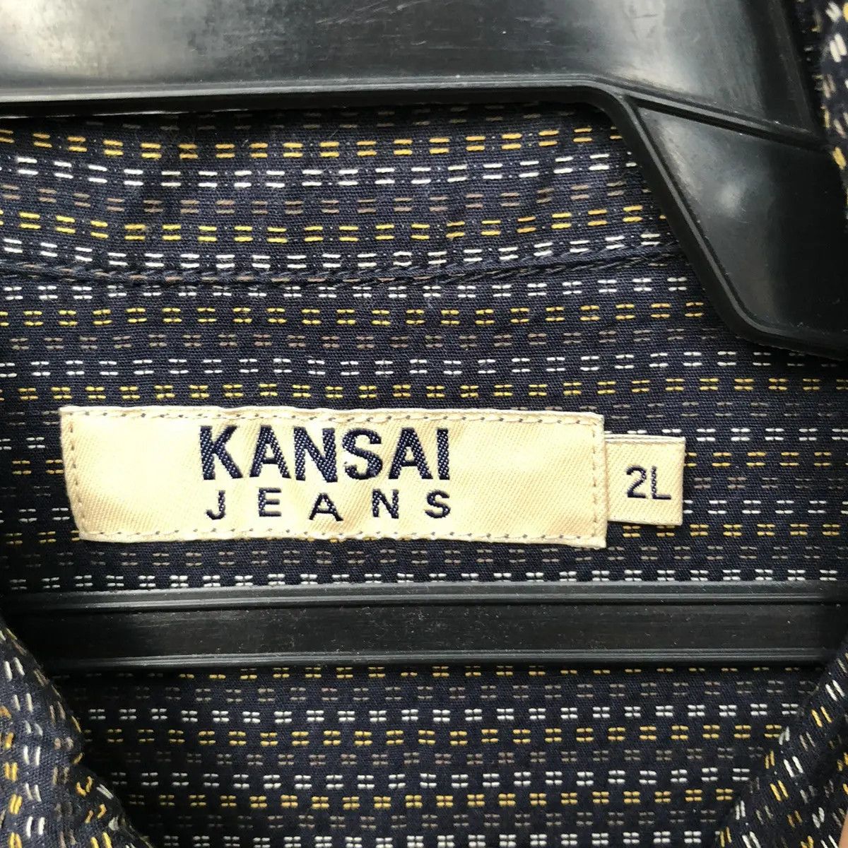 Japanese Brand Vintage 90s Kansai Jeans Man Kansai Yamamoto Shirt | L Size US L / EU 52-54 / 3 - 5 Thumbnail