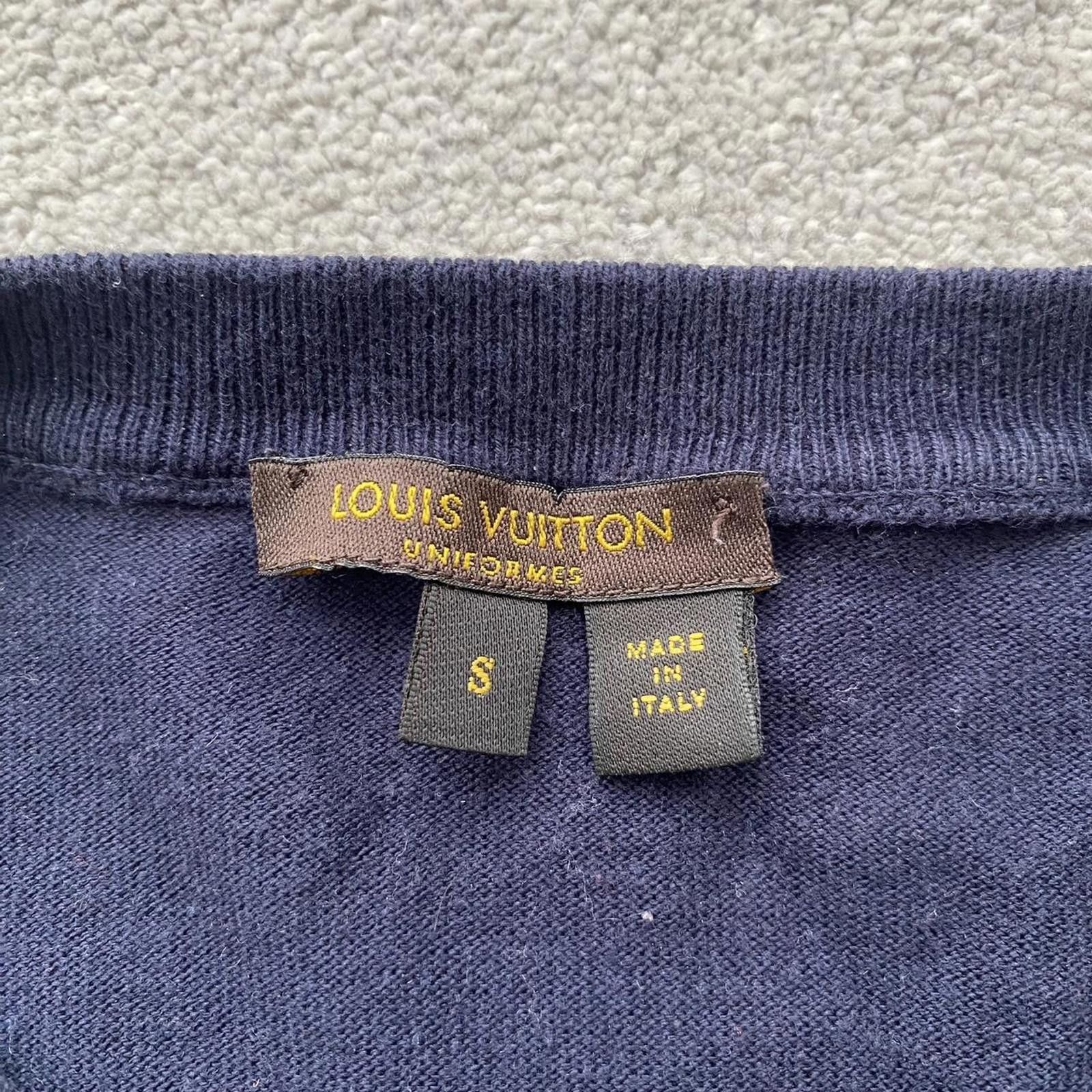 Louis Vuitton Louis Vuitton Uniform Crewneck Sweater Jumper Sweatshirt Size US S / EU 44-46 / 1 - 3 Thumbnail