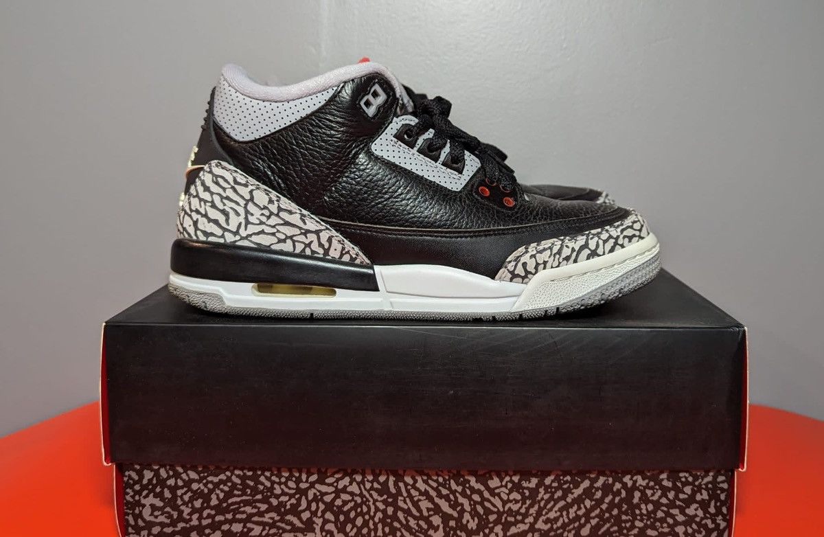 Jordan Brand Size 6.5Y - Jordan 3 Retro Black Cement (GS) Size US 6.5 / EU 39-40 - 1 Thumbnail