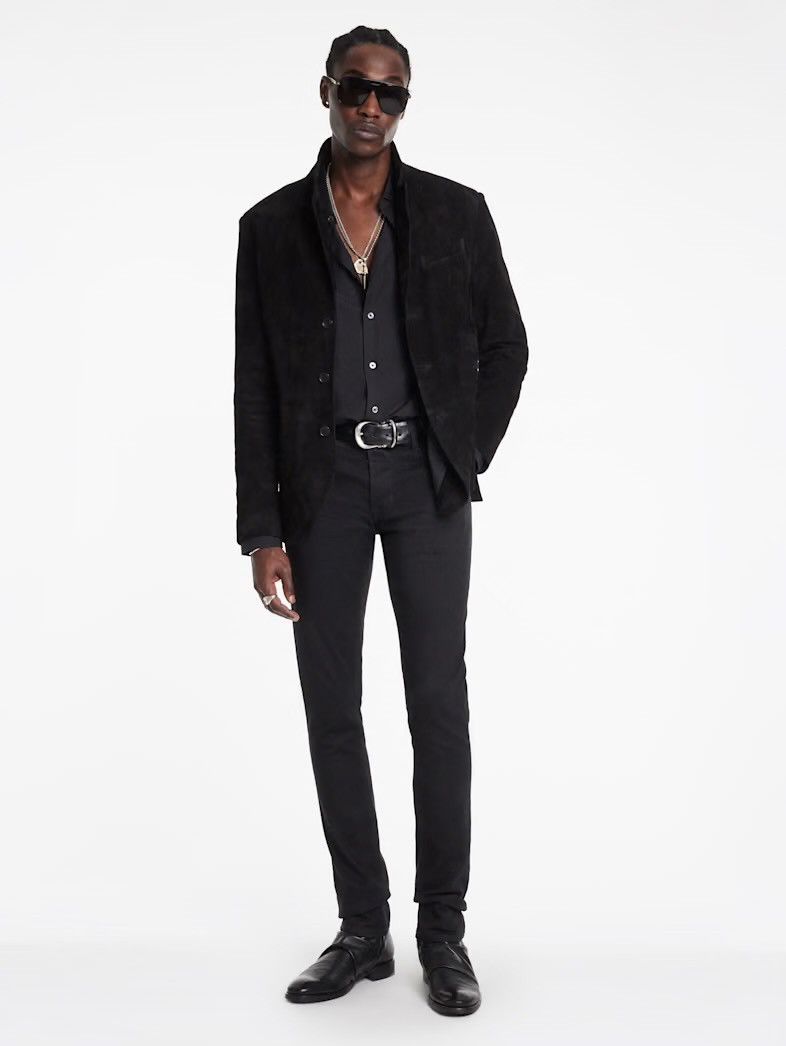 John Varvatos Rind Suede Jacket EU 50 USA 40 Size US M / EU 48-50 / 2 - 4 Thumbnail
