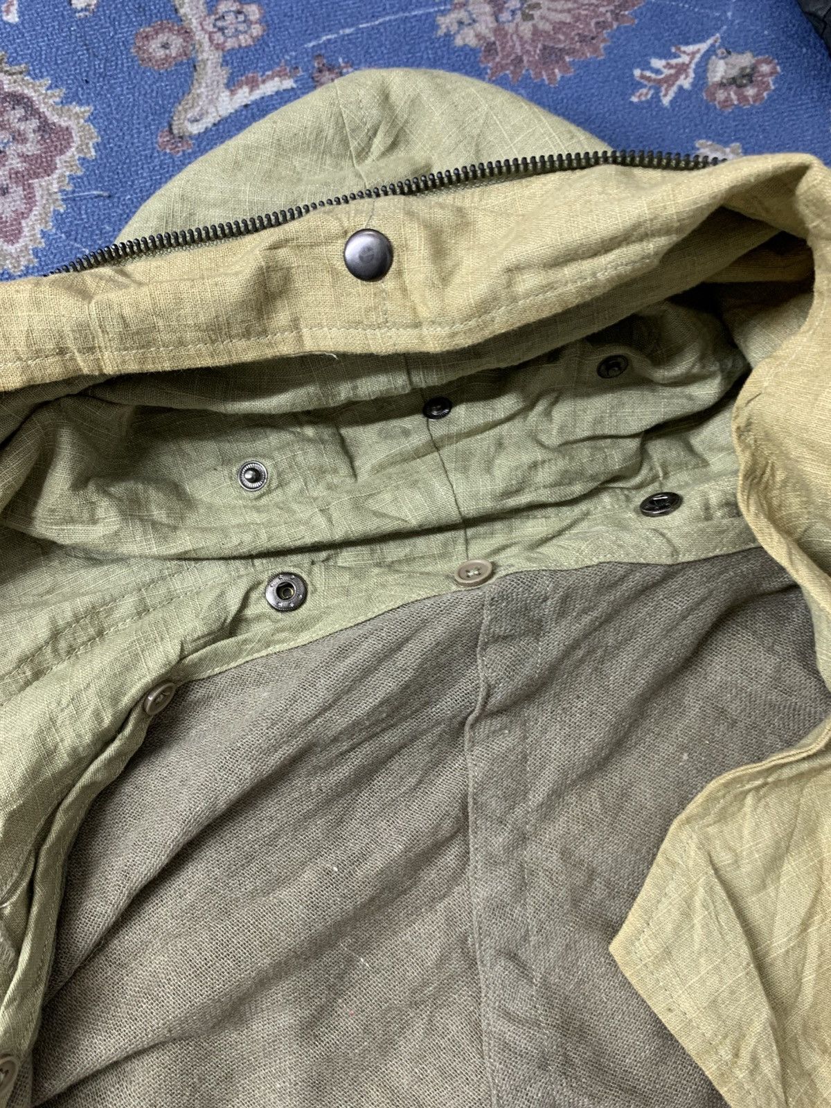 Le Grande Bleu (L.G.B.) Japanese Brand Semantic Design Gimmick Linen No Sleeve Size US S / EU 44-46 / 1 - 7 Thumbnail