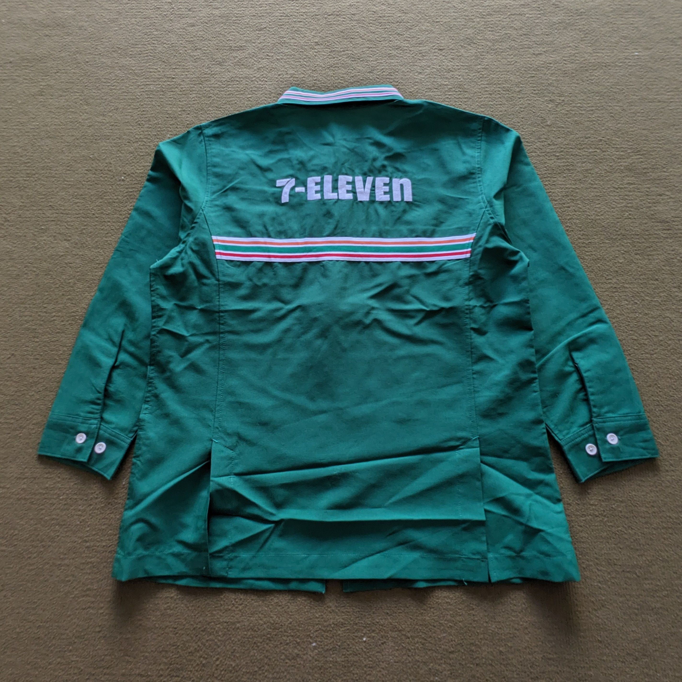 Japanese Brand Vintage 7 ELEVEN Uniform Workers Shirts Size US XS / EU 42 / 0 - 3 Thumbnail