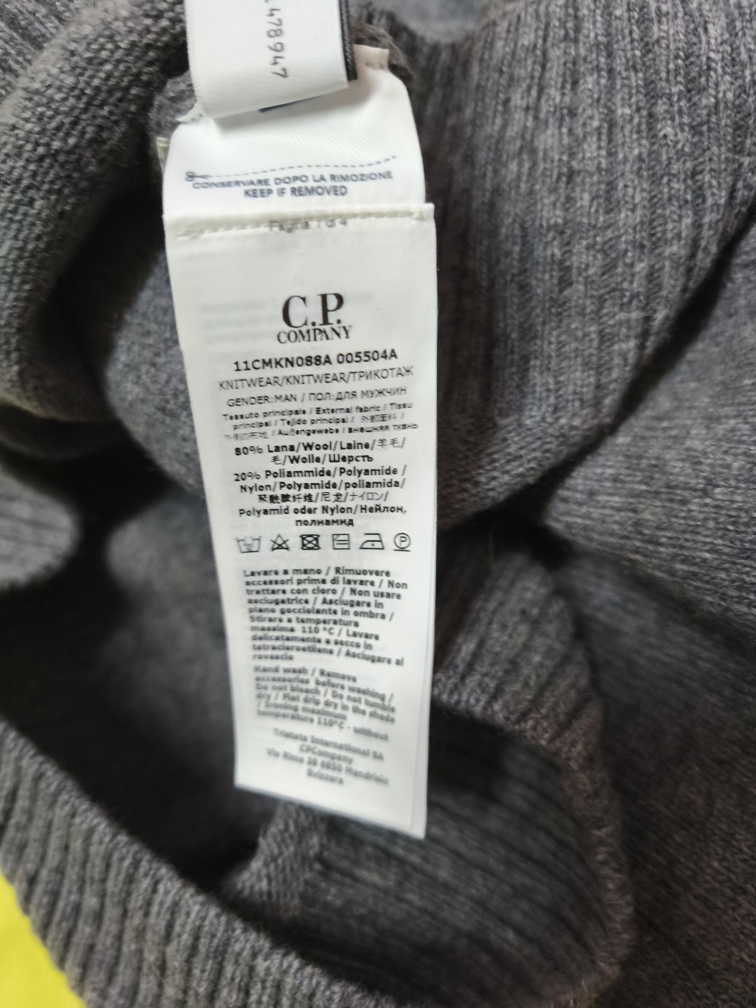 C.P. Company CP Company knitted top turtle neck SN32 Size US L / EU 52-54 / 3 - 5 Thumbnail