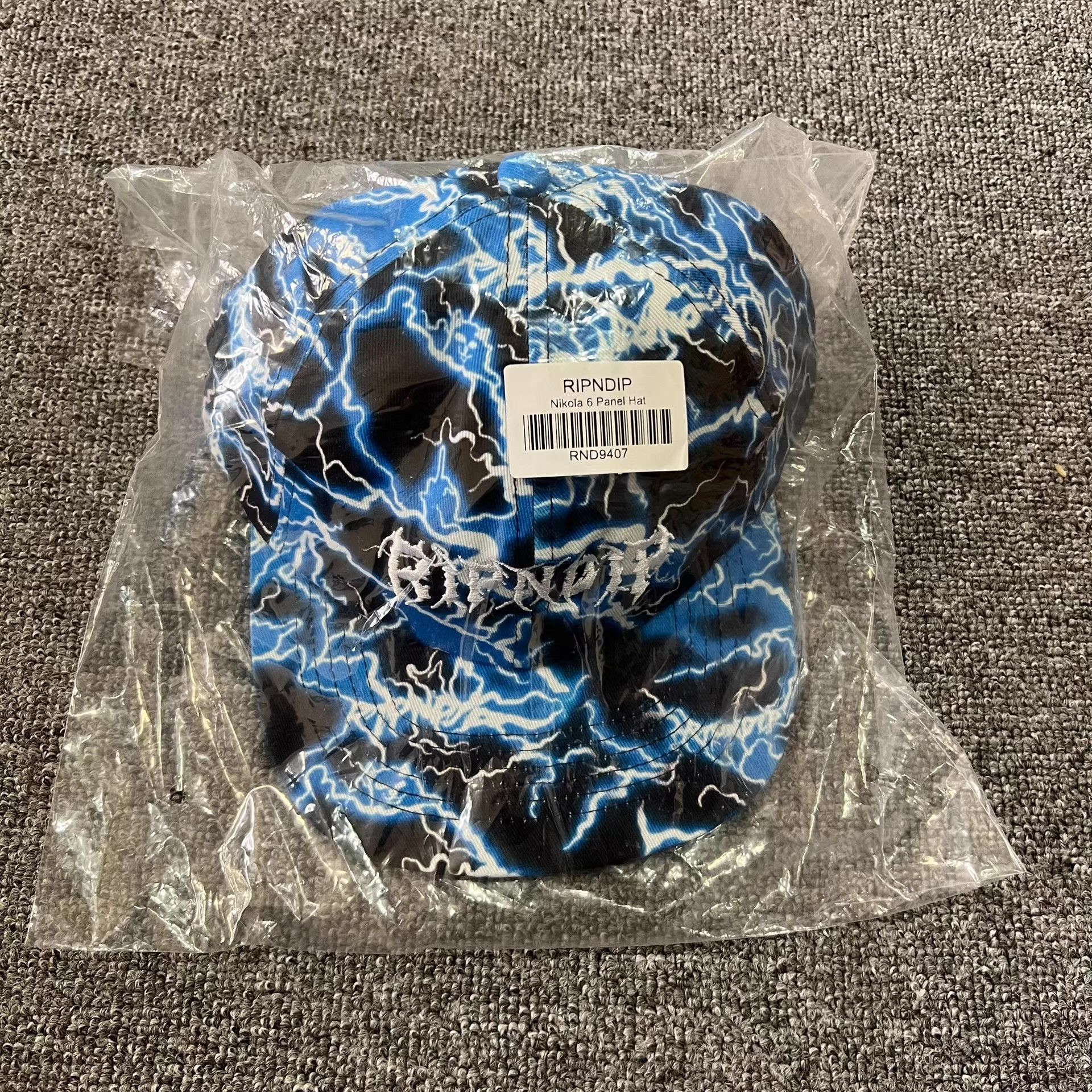 RIPNDIP Ripndip embroidered lightningcurved brim baseball cap Q7 Size ONE SIZE - 3 Thumbnail