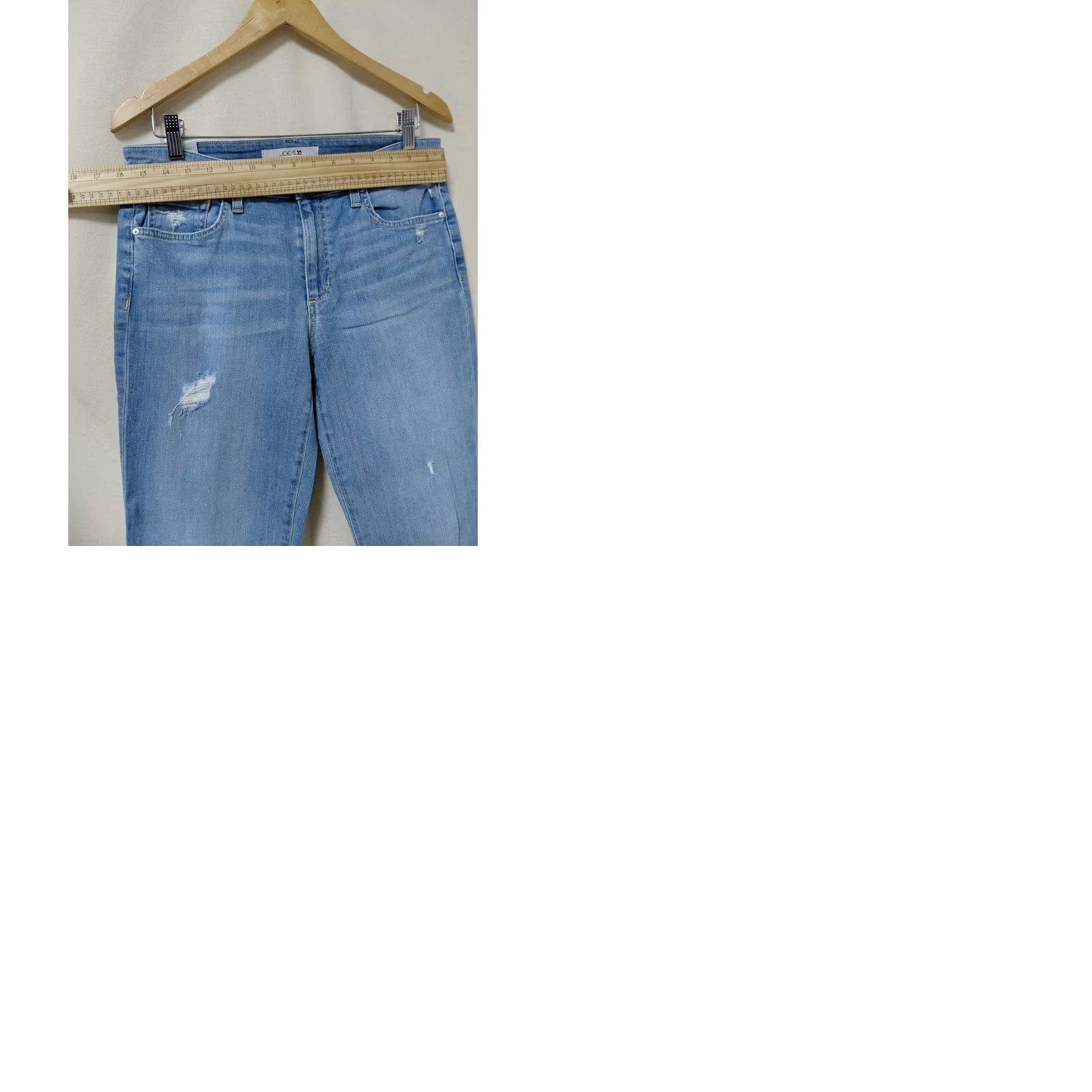 Vintage Joe's Jeans Women Blue Ankle Slim Size 28 Solid Denim Size 28" / US 6 / IT 42 - 9 Thumbnail