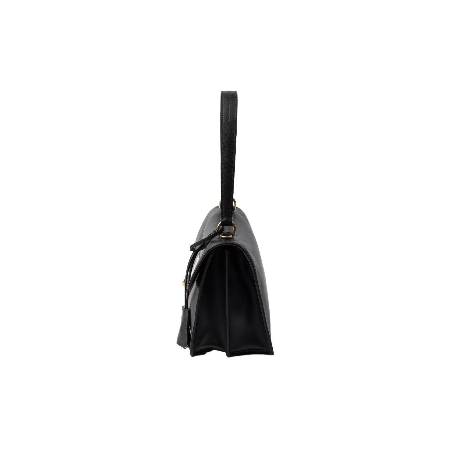 Prada PRADA Soft Sound Medium $4000 Black Leather Shoulder Bag New Size ONE SIZE - 4 Thumbnail