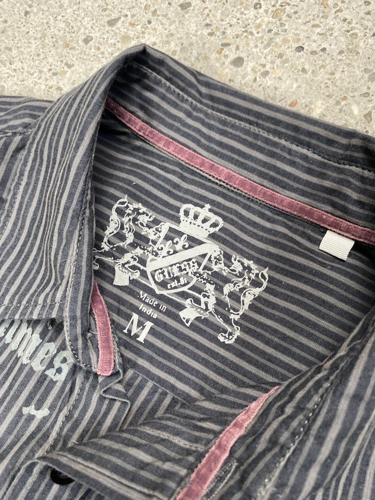 Affliction Vintage affliction striped shirt avant agrde archive vintage Size US M / EU 48-50 / 2 - 6 Thumbnail