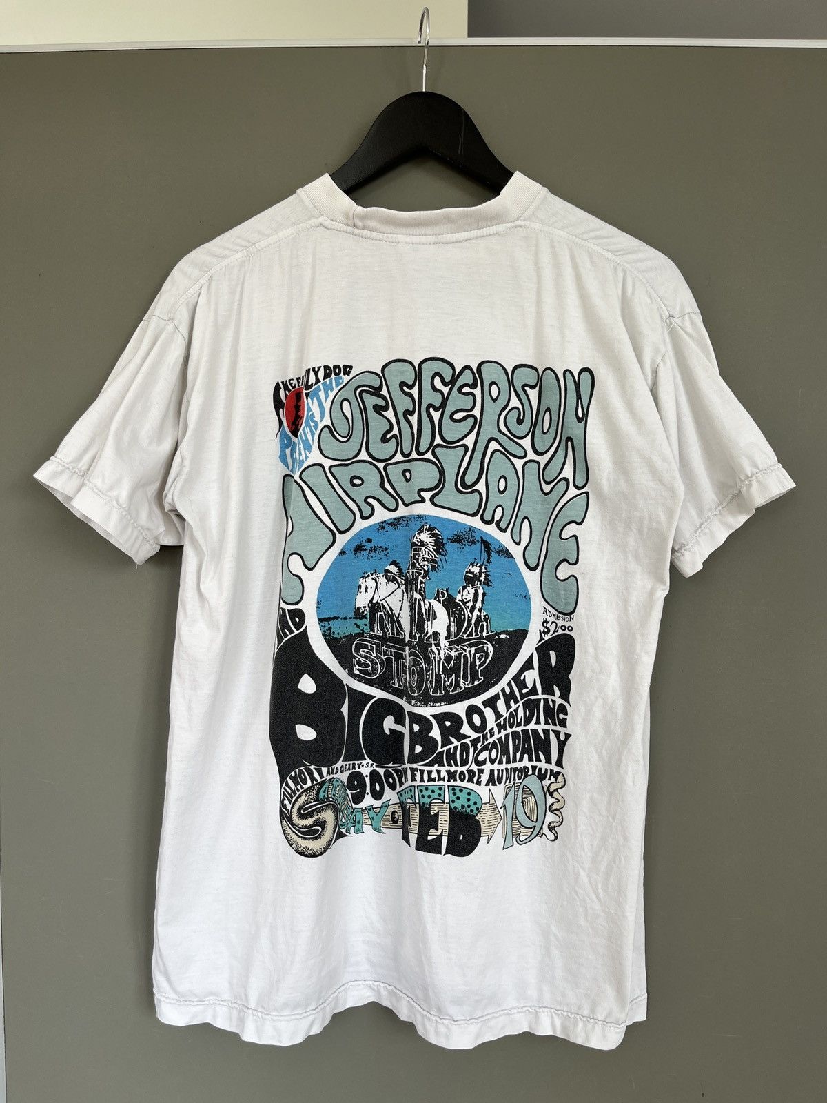 Band Tees Jefferson Airplane 1966 Tribal Stomp Fest Poster Tshirt Size US M / EU 48-50 / 2 - 1 Thumbnail