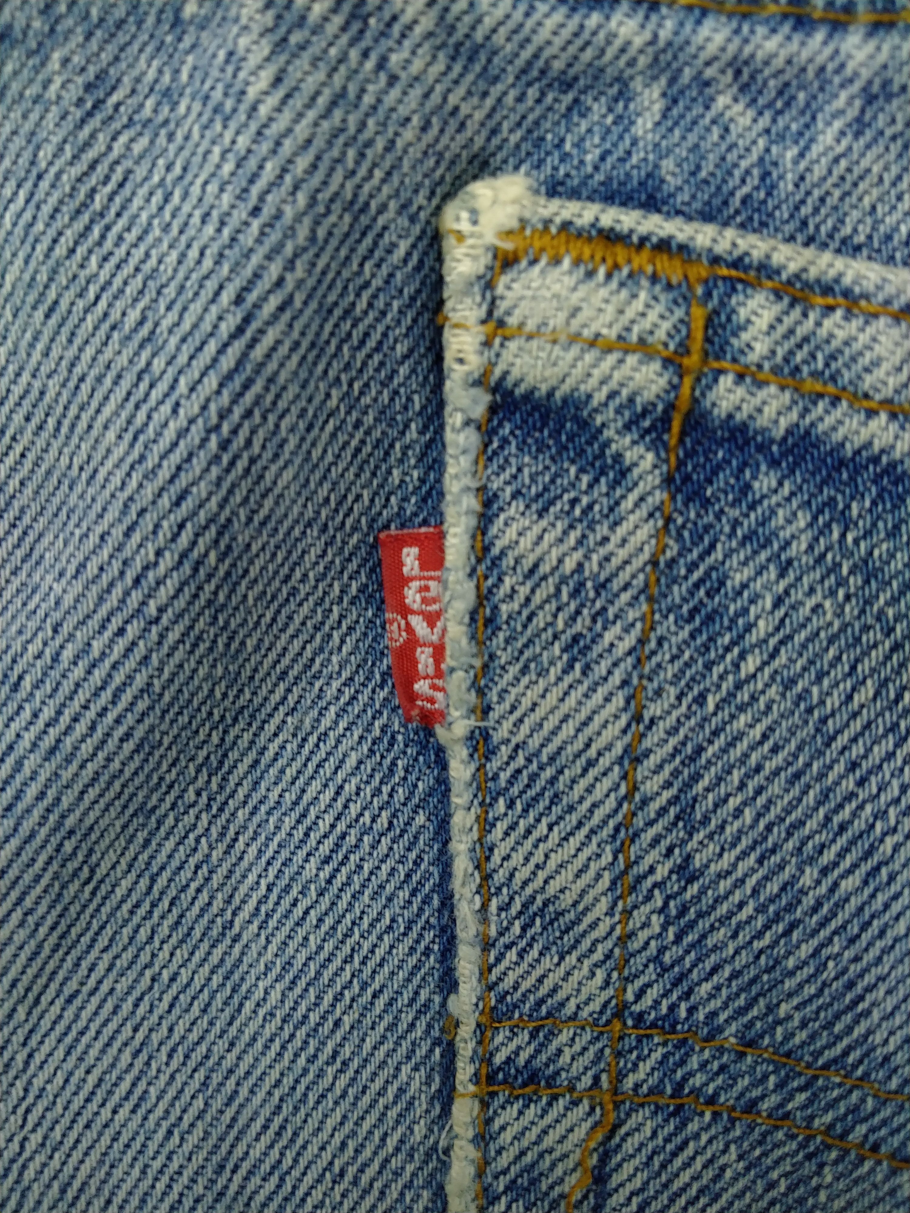 Levi's 80s Blue Vintage Levi's 501 USA Jeans 30x29 Denim -JN086 Size US 30 / EU 46 - 11 Thumbnail