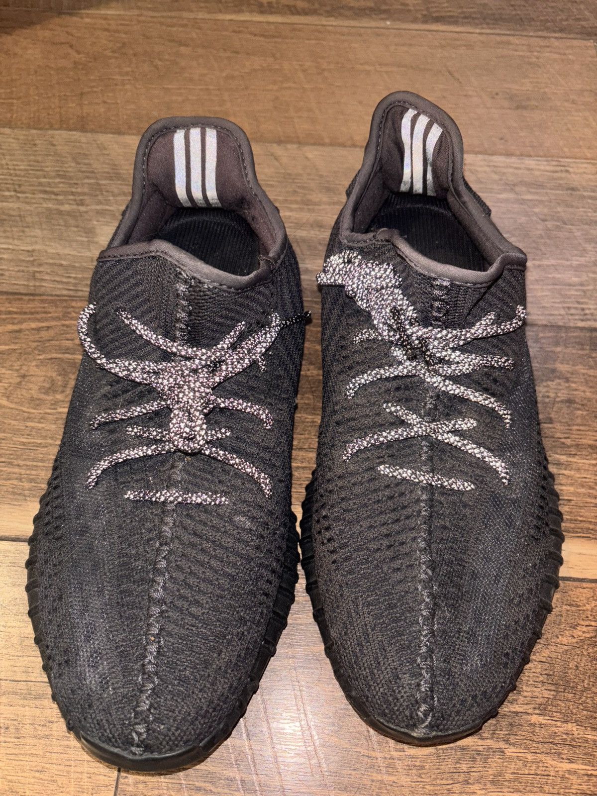 Yeezy Adidas Yeezy Boost 350 V2 Black Static Reflective Size US 11 / EU 44 - 1 Thumbnail