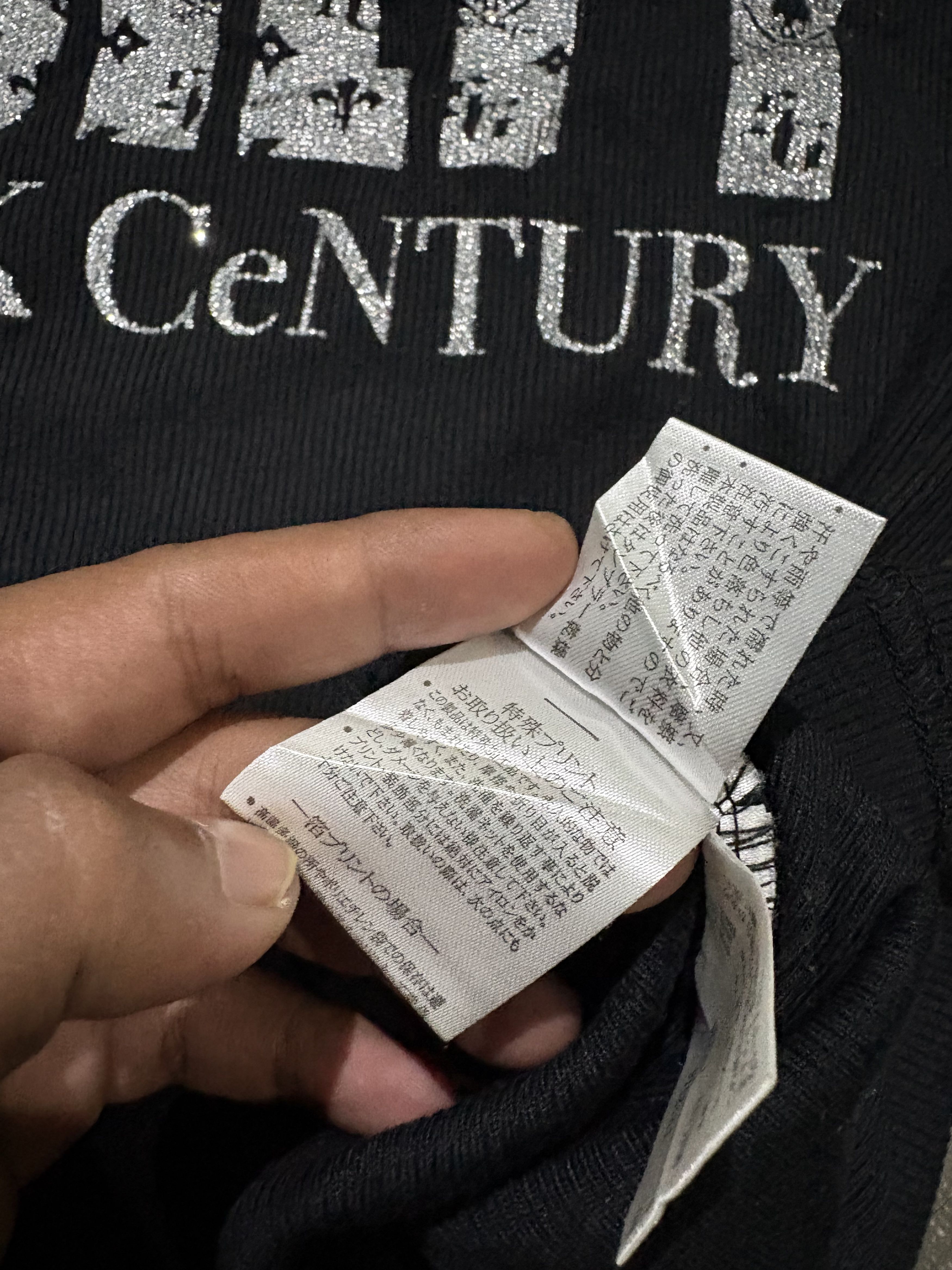 Japanese Brand Sick peom primal point black century LS spaleout Size US L / EU 52-54 / 3 - 8 Thumbnail