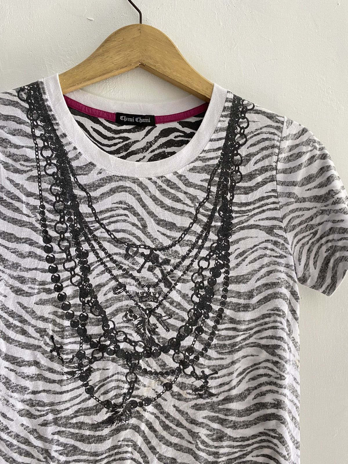 Yasuyuki Ishii Chami chami zebra jewelry printed tshirts Size US M / EU 48-50 / 2 - 2 Thumbnail