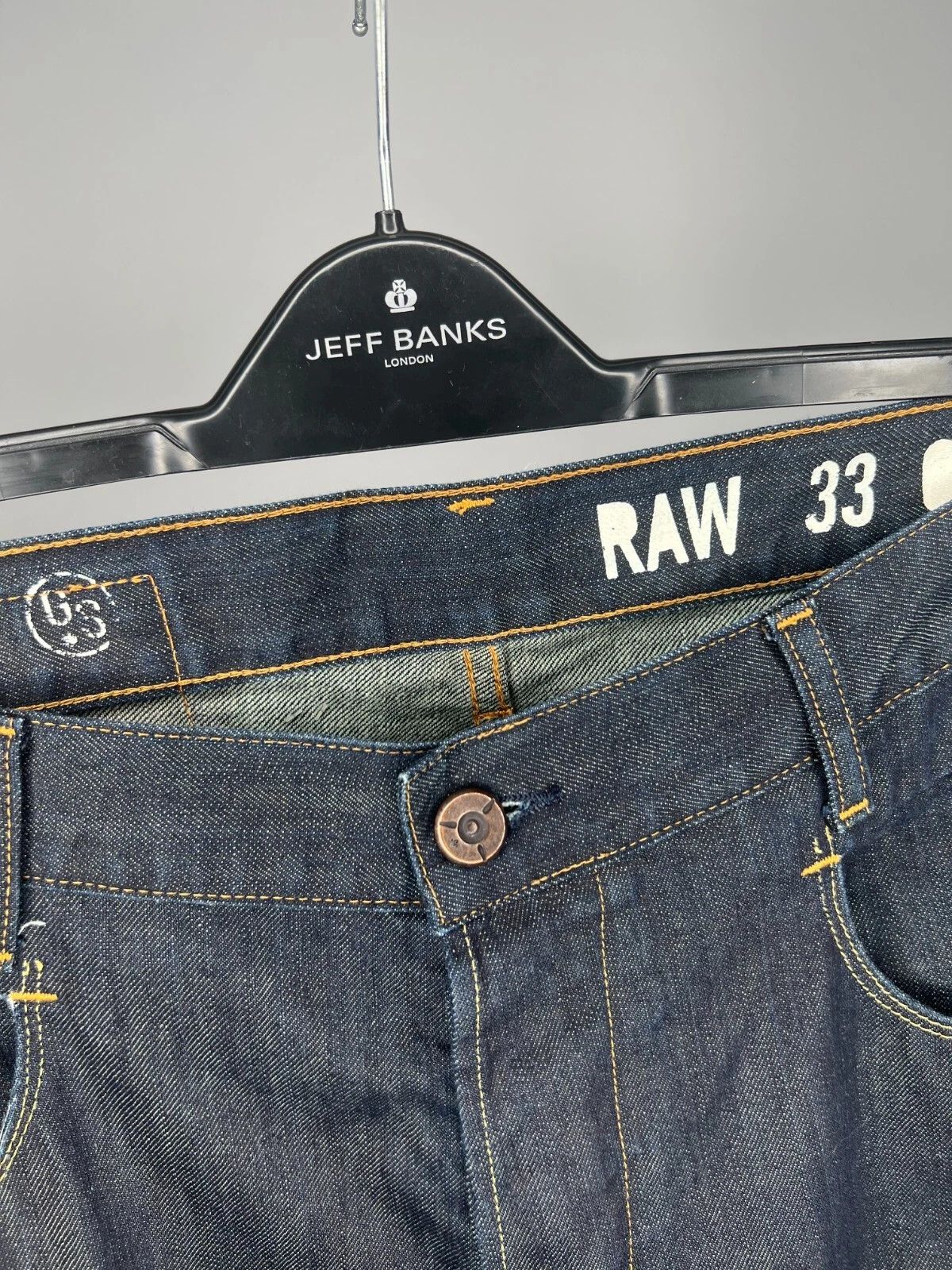 G-Star G-Star Raw 3301 Jeans Navy Blue New Radar Tapered Size US 32 / EU 48 - 6 Thumbnail