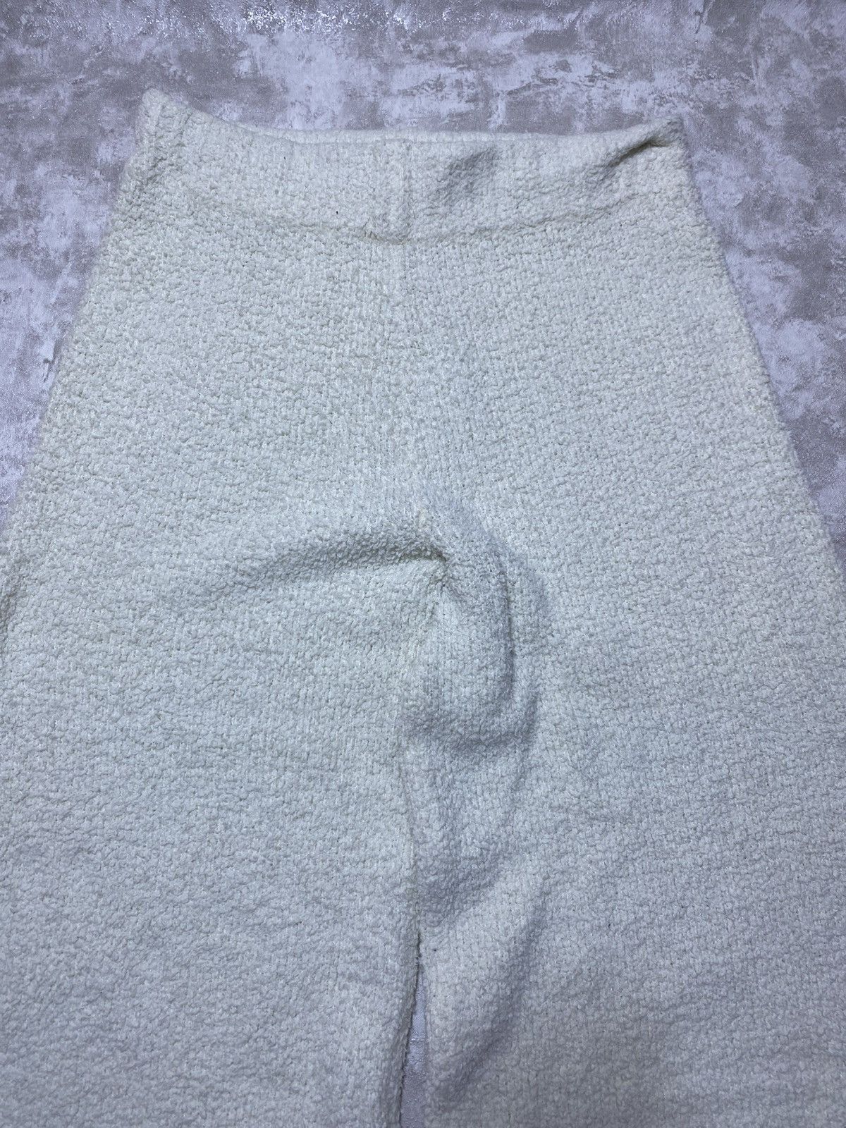 SKIMS SKIMS Cozy Knit Pants Bone White Authentic Kim Kardashian Size 38" / US 16 / IT 52 - 2 Thumbnail