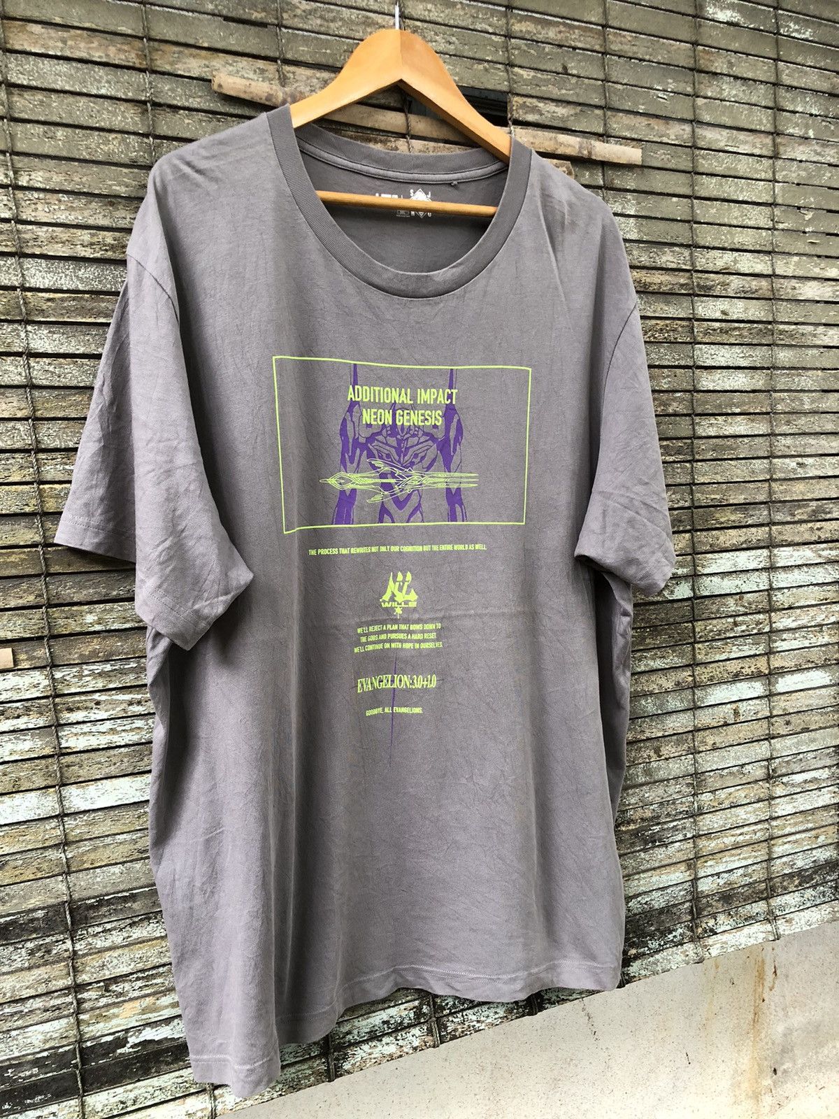 Japanese Brand × Vintage Uniqlo UT Shin Evangelion Japan Heroes Universe Tee Size US XXL / EU 58 / 5 - 3 Thumbnail