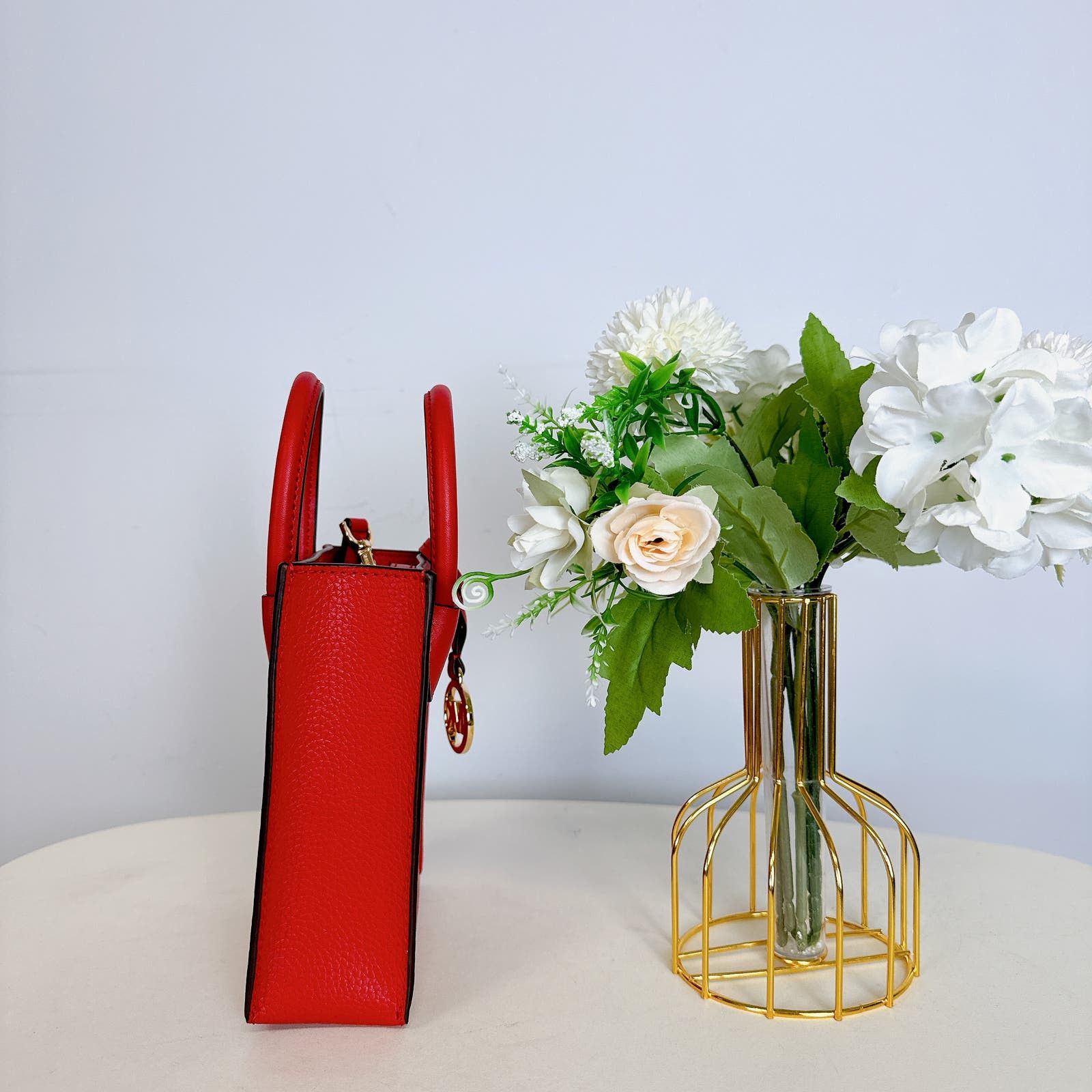 Michael Kors 35S1GM9T0L Mercer Extra Small IN BRIGHT RED