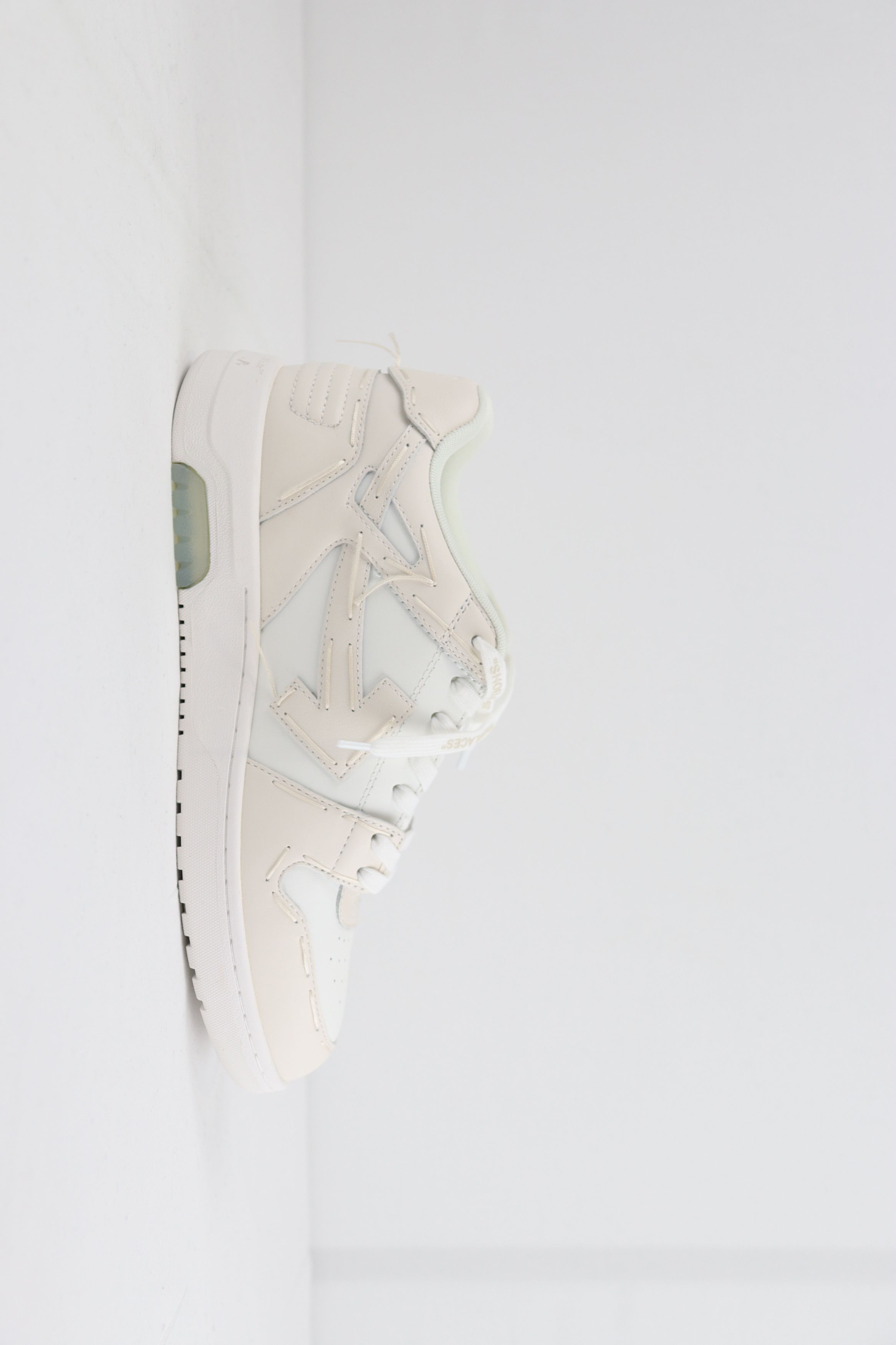Off-White Sartorial Stitch Out of Office Sneakers OOO Coconut / White Size US 11 / EU 44 - 4 Thumbnail
