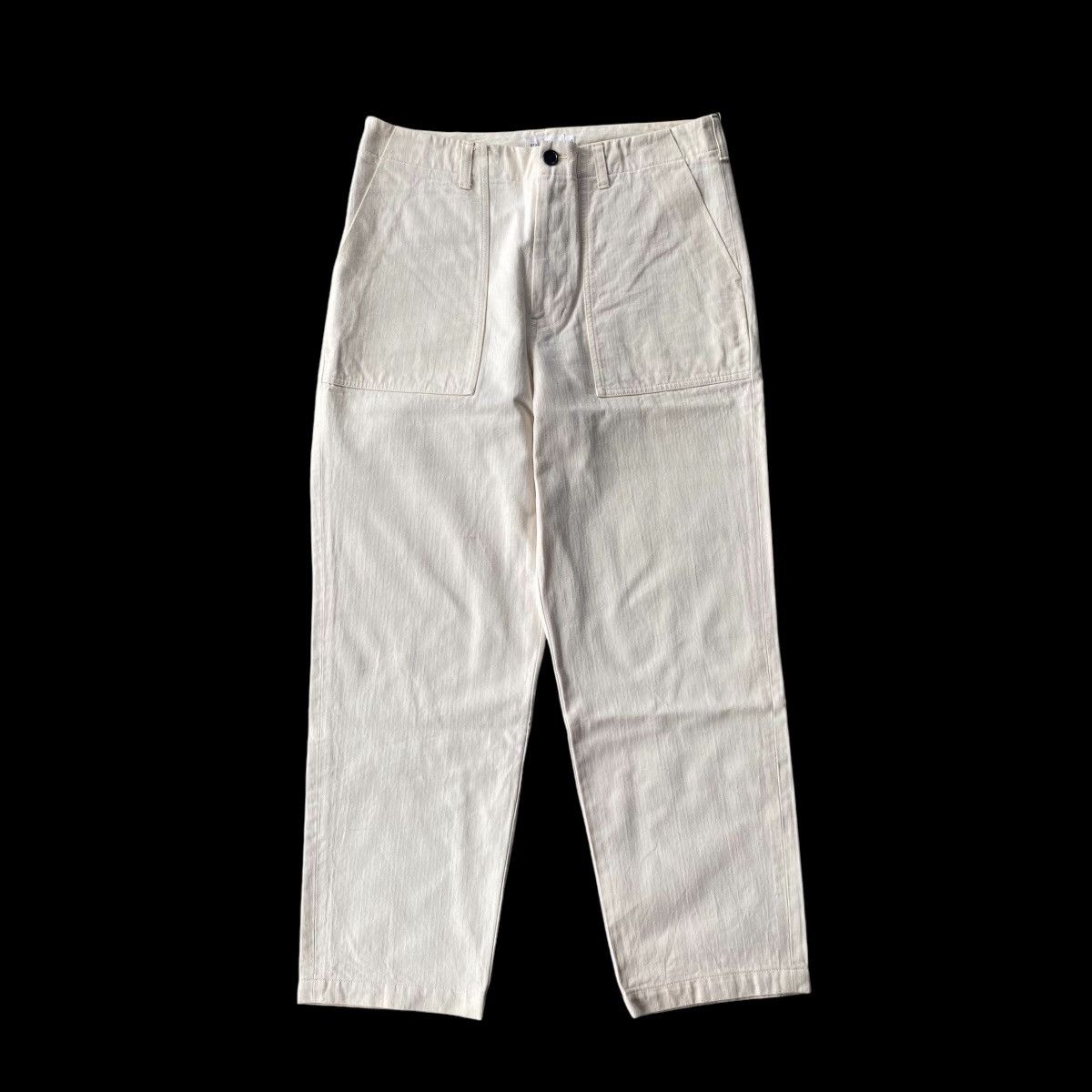 STILL BY HAND still by hand heringbone fatigue pants Size US 35 - 1 Thumbnail