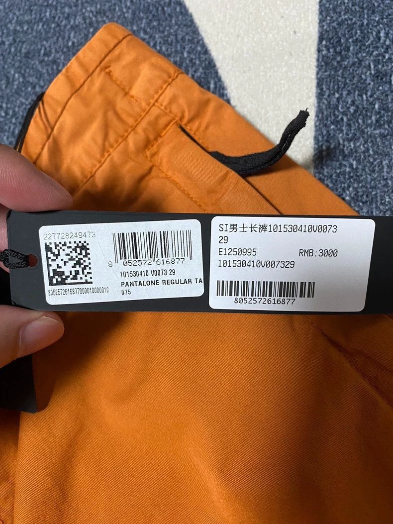 Orange Cargo Pants with Tags from Stone Island -2506
