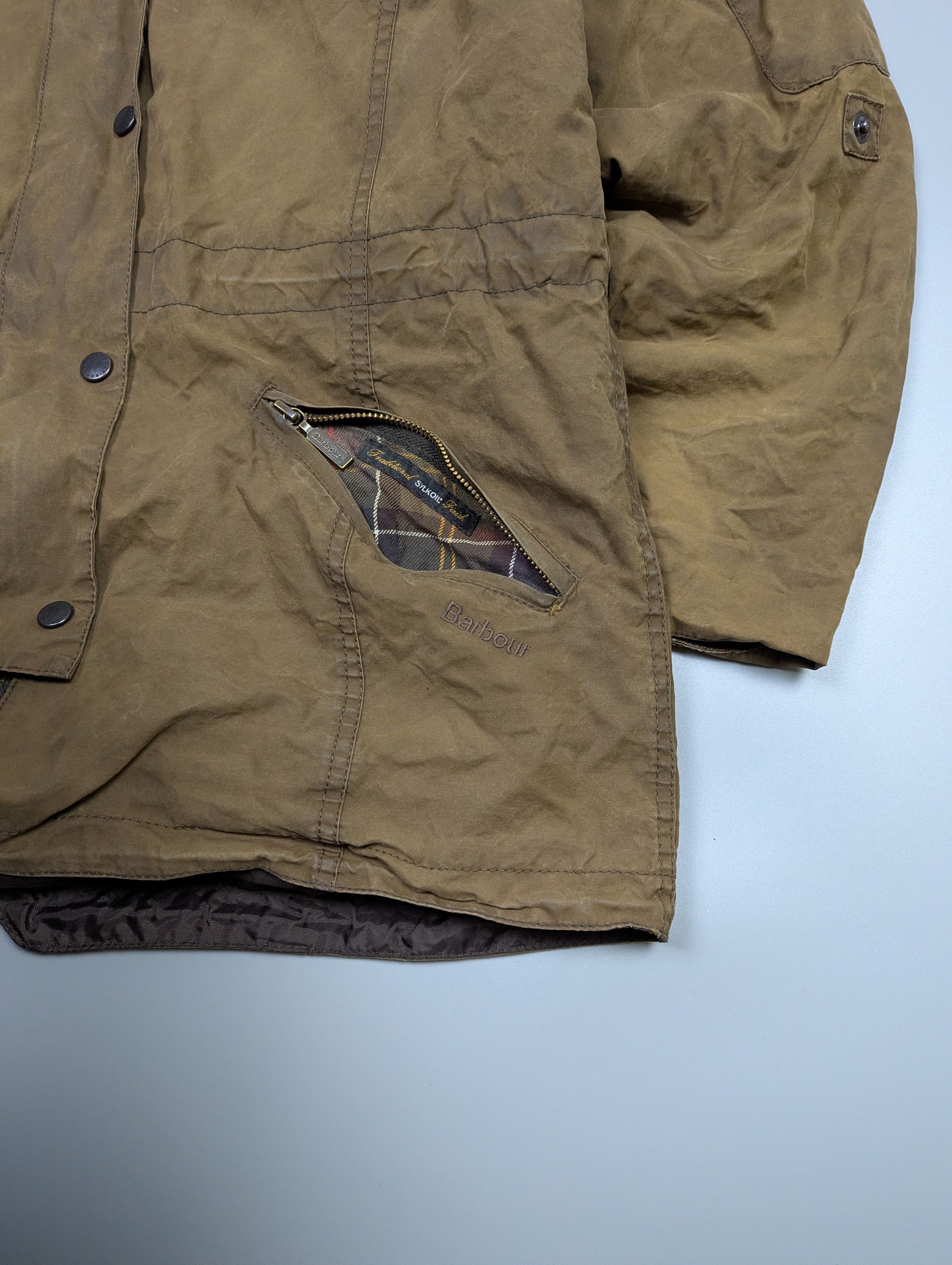 Barbour Barbour Vintage Winter Force Waxed Parka Jacket Olive US12 Size XL / US 12-14 / IT 48-50 - 7 Thumbnail