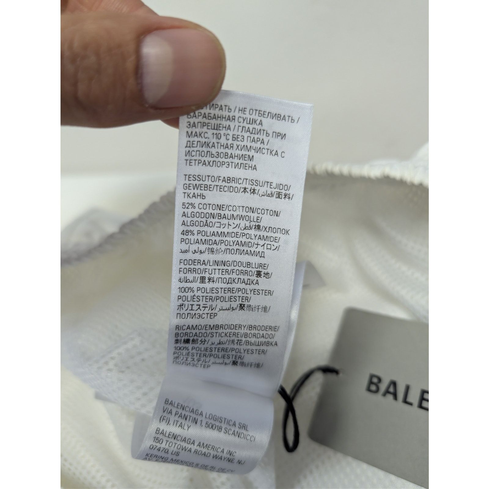 Balenciaga o1rshd1 3B Sports Icon Tracksuit Pants in White Size US 30 / EU 46 - 21 Thumbnail