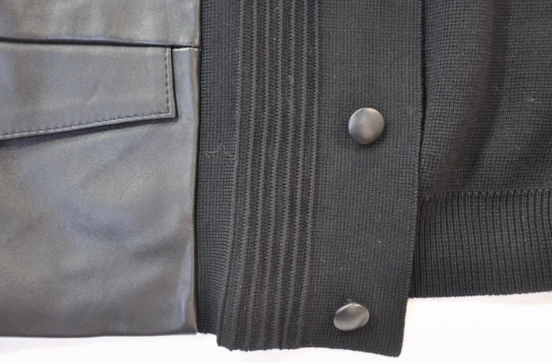 Vintage Deadstock 1950 Erdmann Leather/ Wool Knit Size US S / EU 44-46 / 1 - 4 Thumbnail