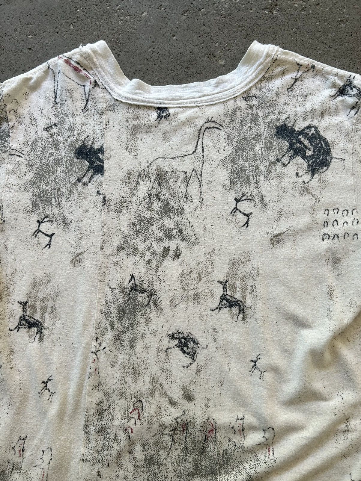 Japanese Brand × Kapital × Kapital Kountry Kapital Caveman drawings T shirt Size US L / EU 52-54 / 3 - 4 Thumbnail