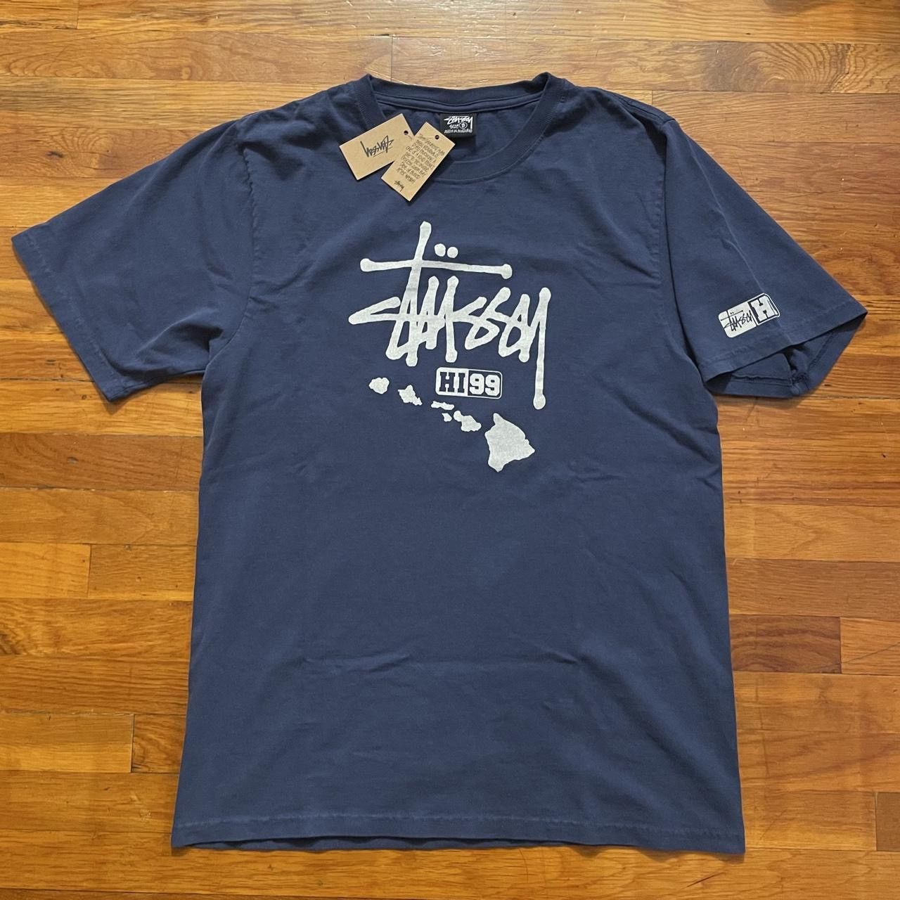 Streetwear × Stussy Navy Blue Limited Edition Stussy Honolulu