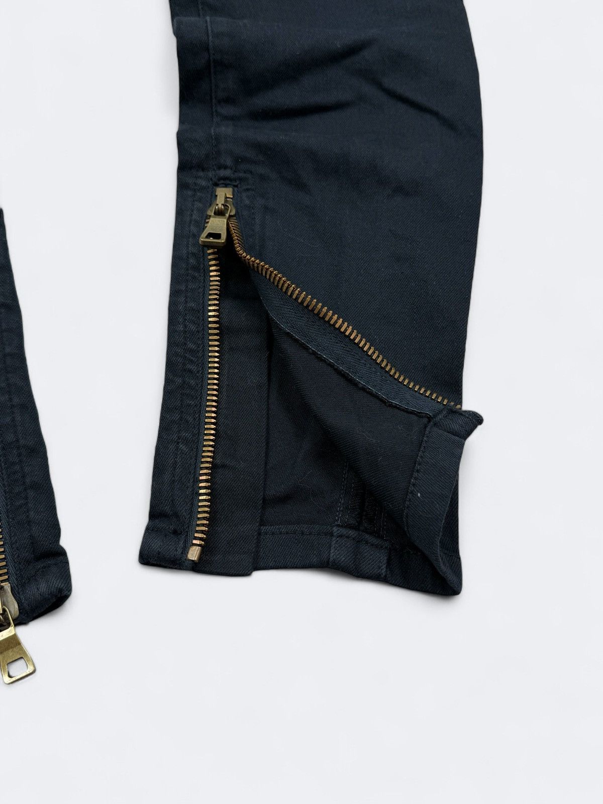 Balmain Balmain Navy Biker Jeans Pants Size 26" / US 2 / IT 38 - 5 Thumbnail