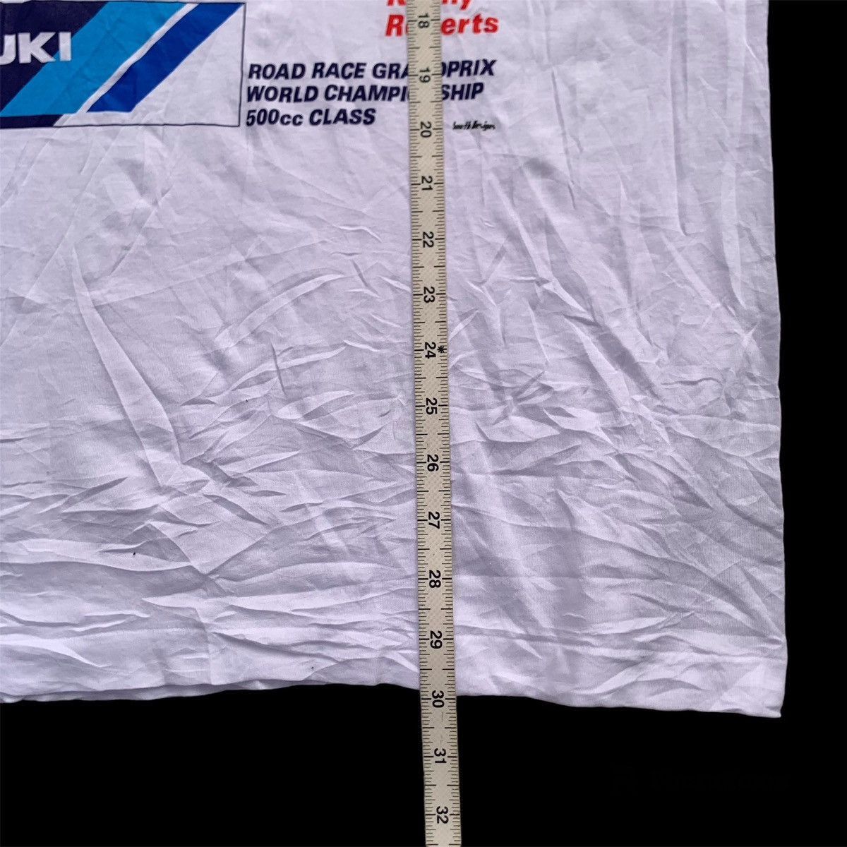 Vintage Vintage 90s Suzuki Racing Team Kenny Roberts Aoki T-Shirt Size US L / EU 52-54 / 3 - 13 Thumbnail