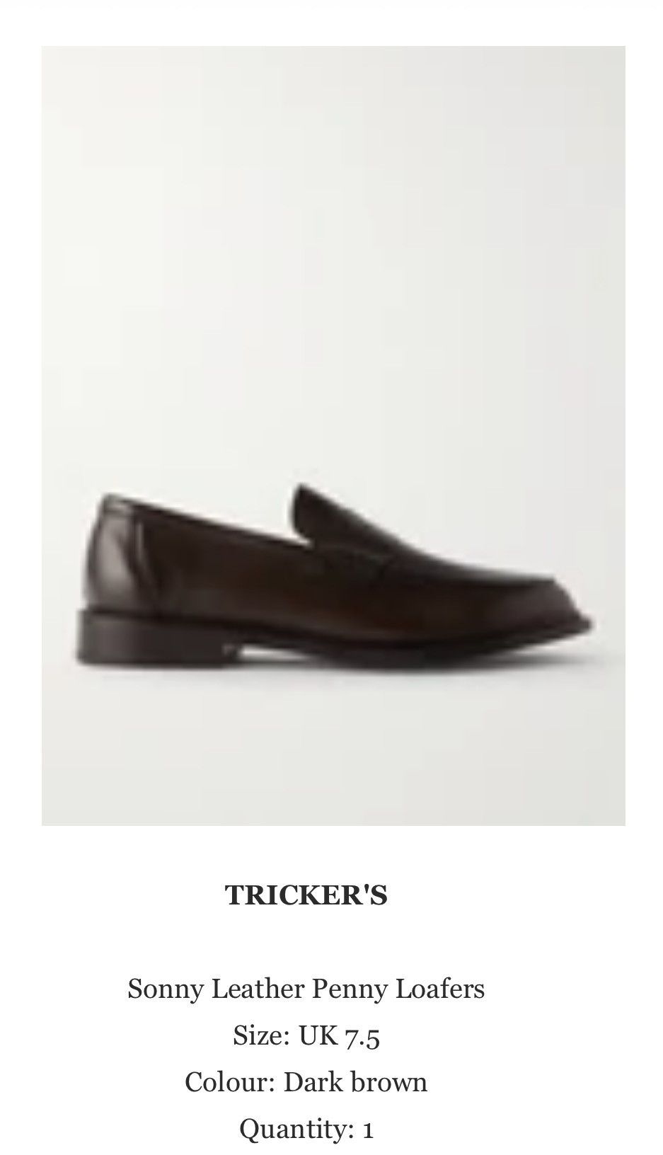 Tricker's Tricker’s Brown Loafers UK 7.5 Size US 8.5 / EU 41-42 - 9 Thumbnail