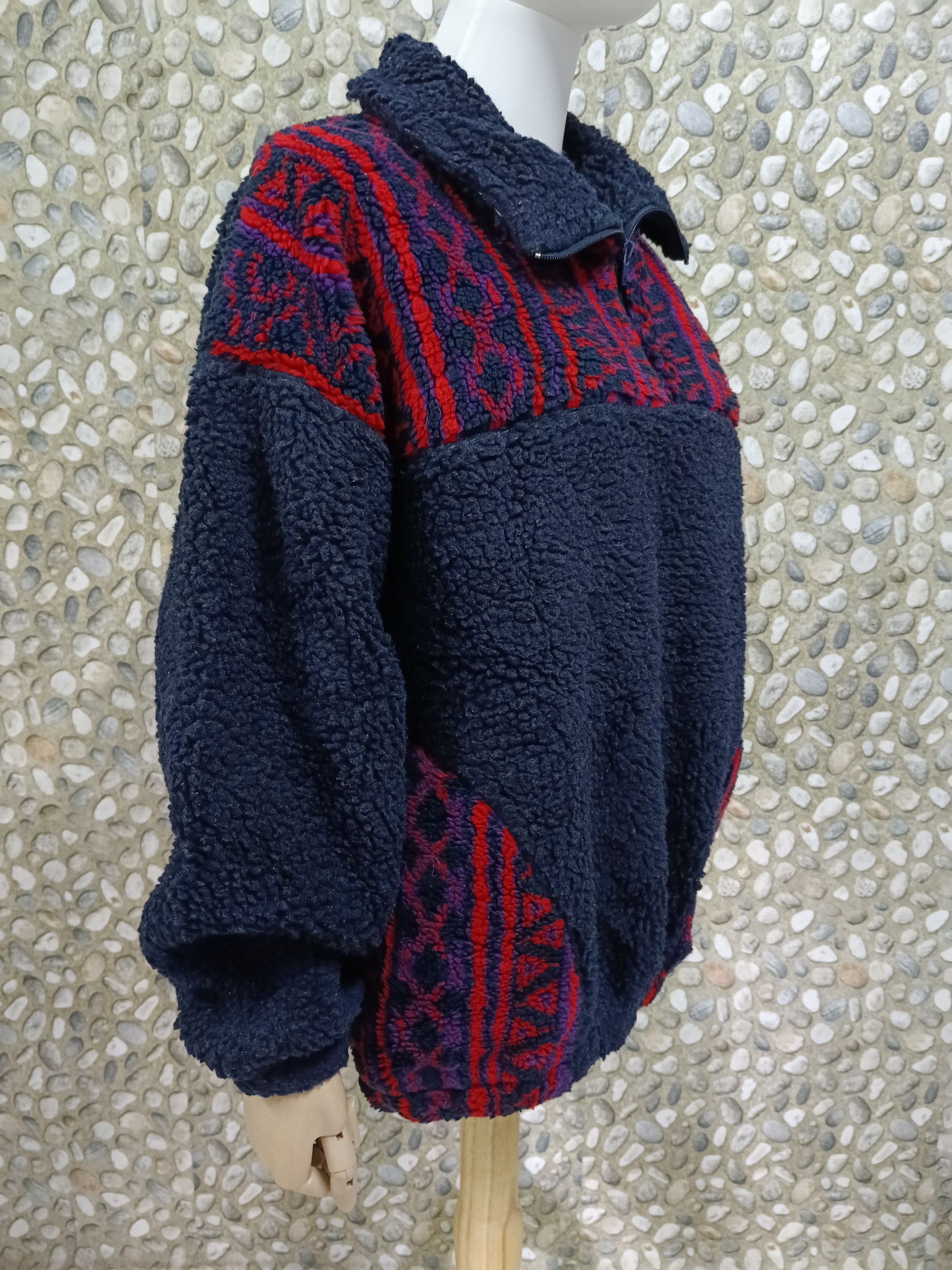 Penfield VINTAGE 90s PENFILED NAVAJO MOTIF FLEECE SWEATSHIRT Size US M / EU 48-50 / 2 - 2 Thumbnail