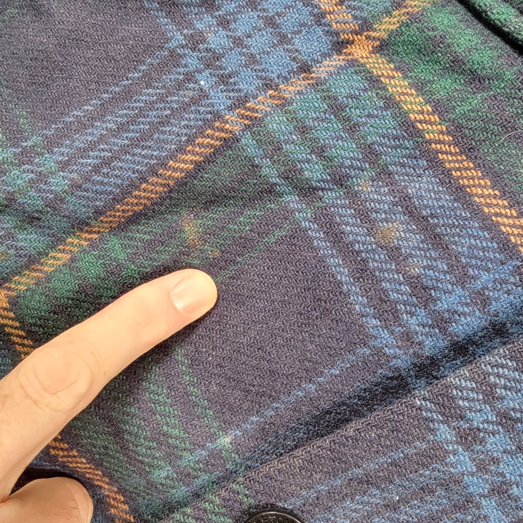 Pendleton VINTAGE Pendleton Jacket Mens Wool Plaid Mackinaw Cruiser Mid-Length Blue Green US Size US M / EU 48-50 / 2 - 7 Thumbnail