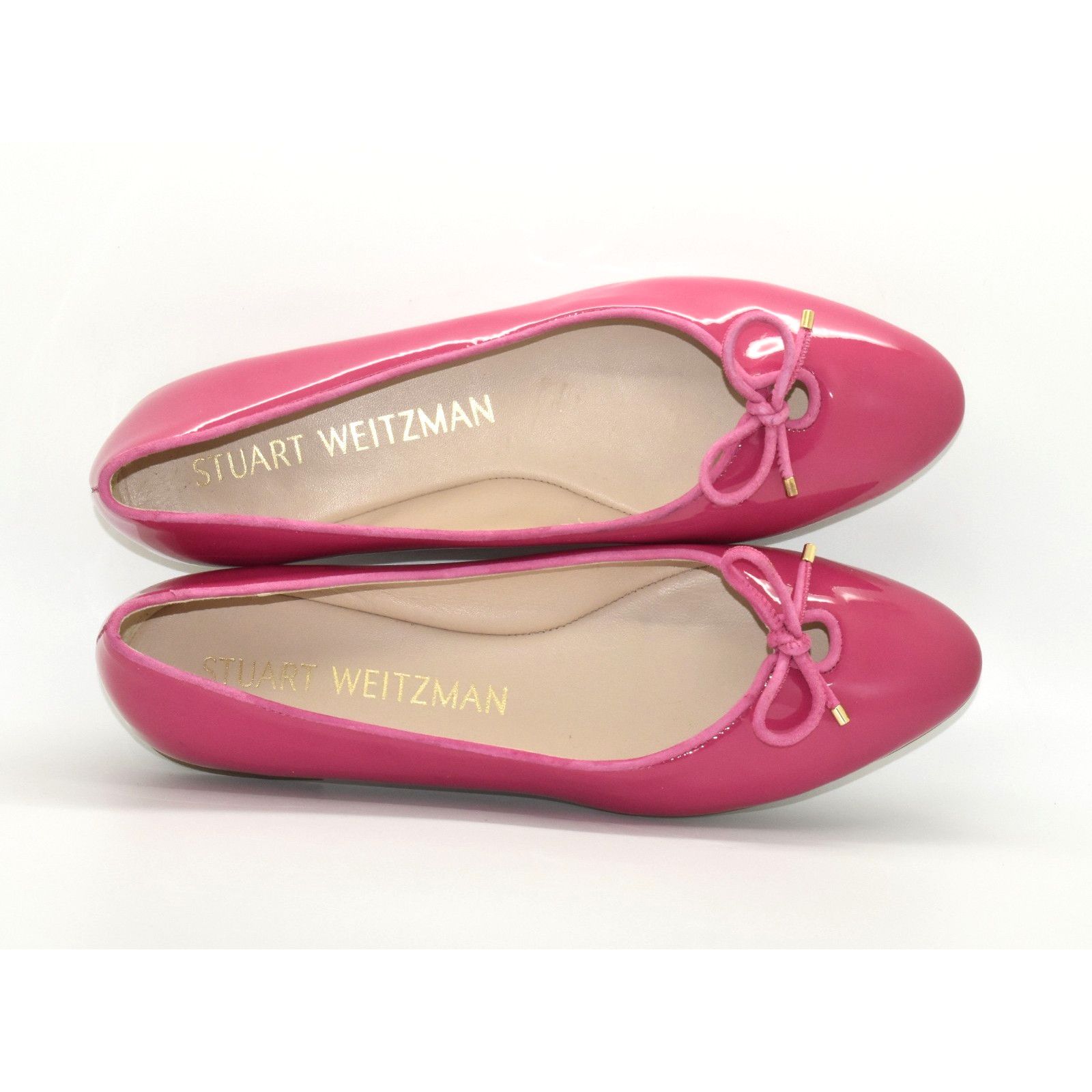 Stuart Weitzman NEW STUART WEITZMAN Patent Leather Gabby Ballet Shoes Sz 9.5 Size US 9.5 / IT 39.5 - 1 Thumbnail