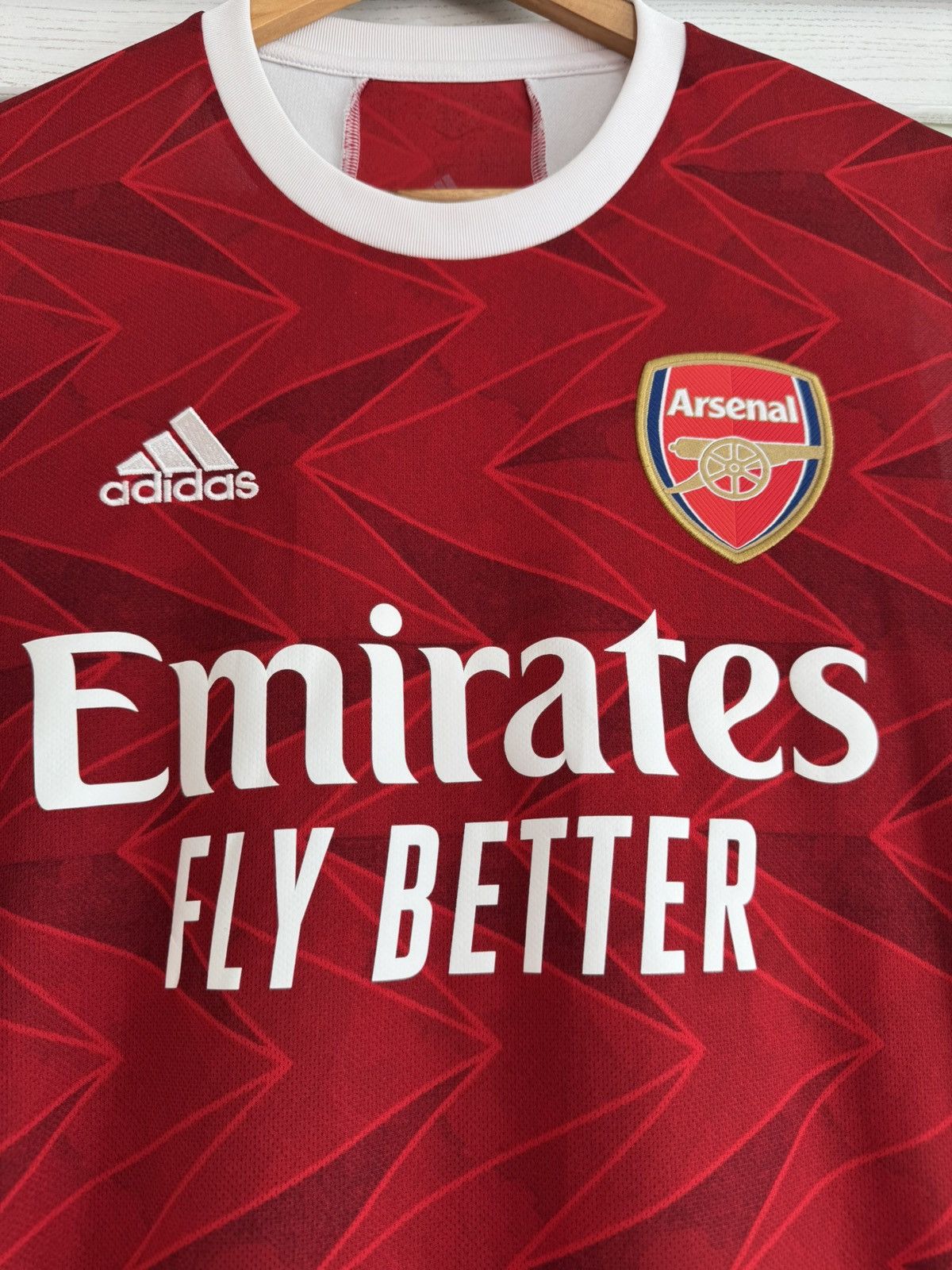 Adidas Arsenal 2020-2021 Home Soccer Jersey Football Kit Shirt Size US S / EU 44-46 / 1 - 7 Thumbnail