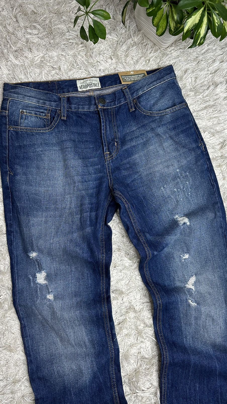 Denime Aeropostale Jeans Denim Streetwear Size US 34 / EU 50 - 6 Thumbnail