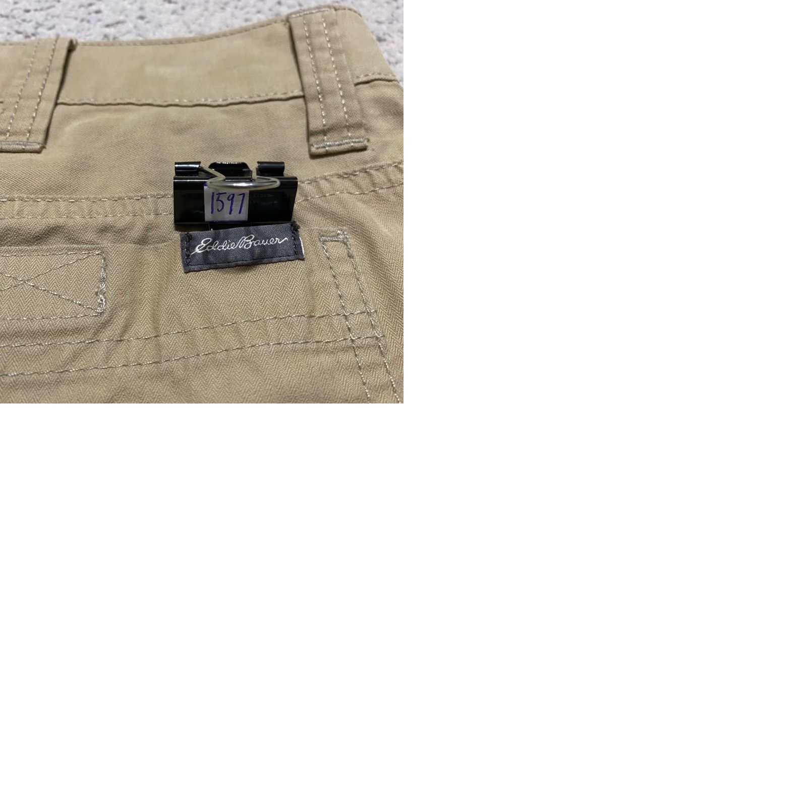 Eddie Bauer Eddie Bauer Travex Mens 38x32 Pants Beige Cotton Nylon Straight Chino 5-Pocket Logo Zip Button Flat Front Regular Vintage No Size US 38 / EU 54 - 9 Thumbnail