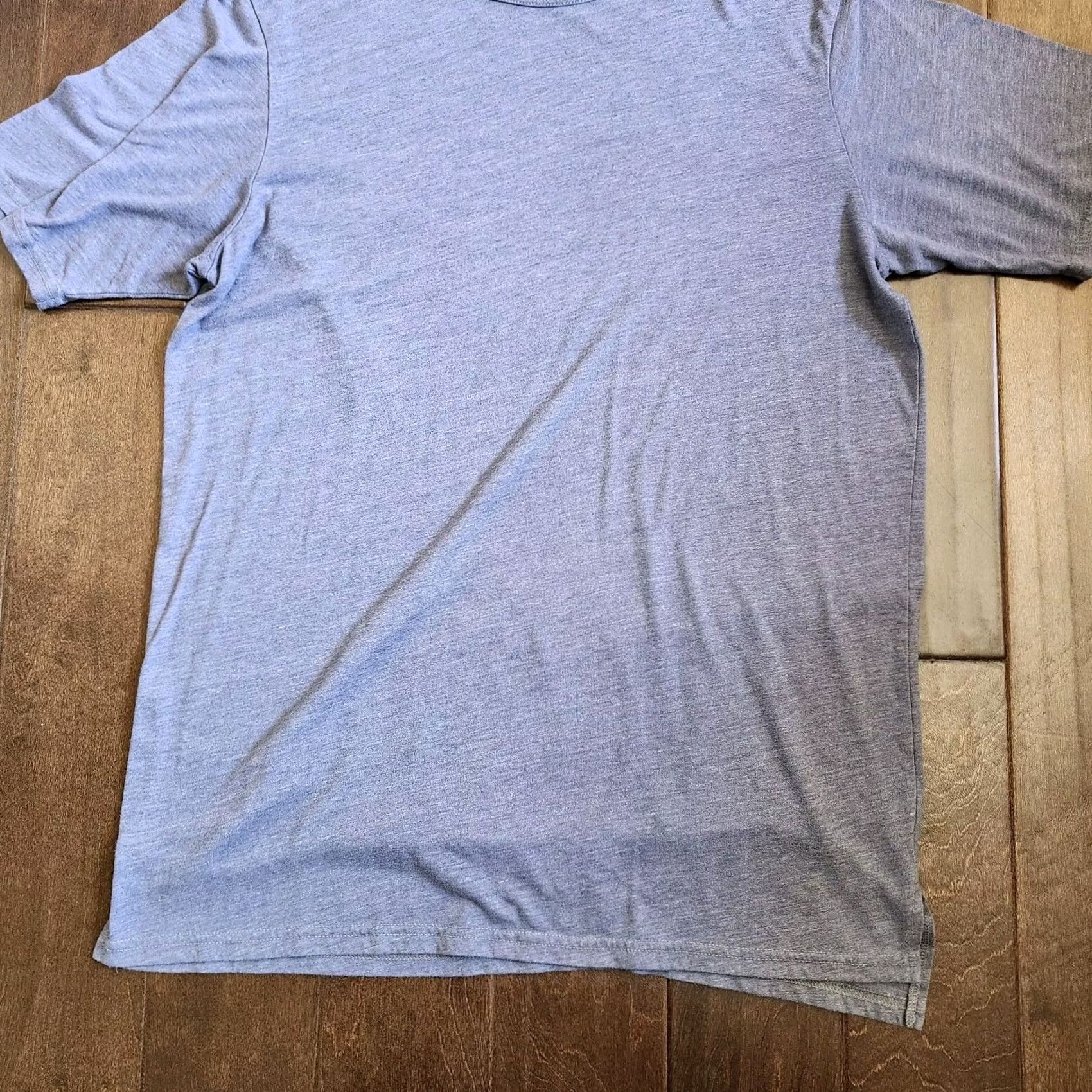 Vintage ARSNL Men Blue Heathered Short Sleeve Shirt XL Crew Neck Solid T-Shirt Summer Spring Fall Mens XL Blue Size US XL / EU 56 / 4 - 3 Thumbnail