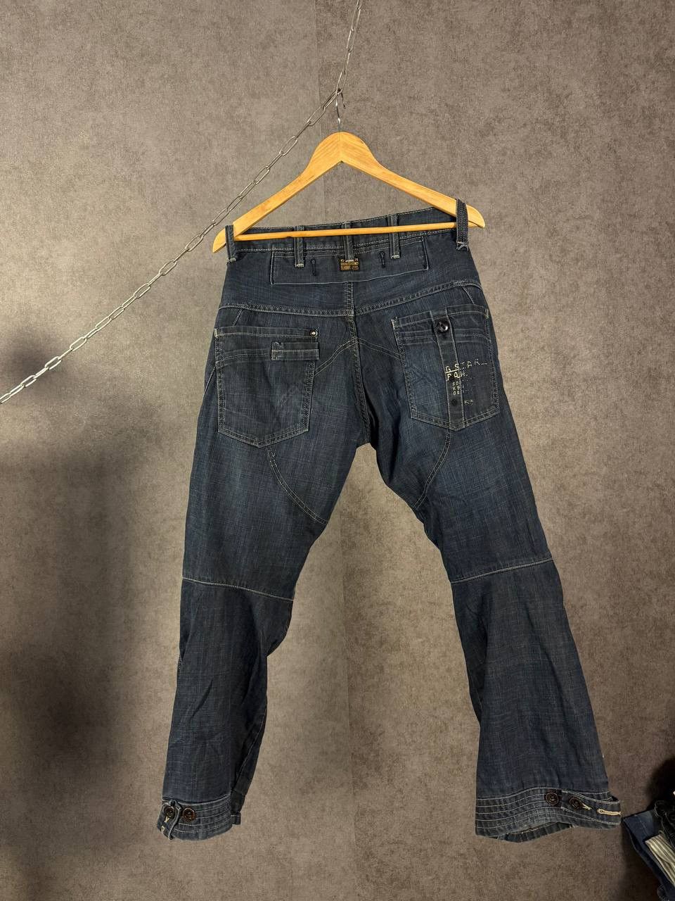 G-Star G Star Raw vintage designer biker jeans Size US 32 / EU 48 - 6 Thumbnail
