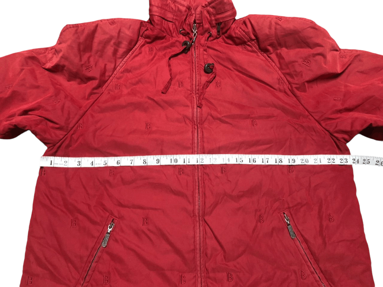 Burberry Vintage Burberrys Red Velvet Embroidered B Down Trench Coat Size US M / EU 48-50 / 2 - 23 Thumbnail