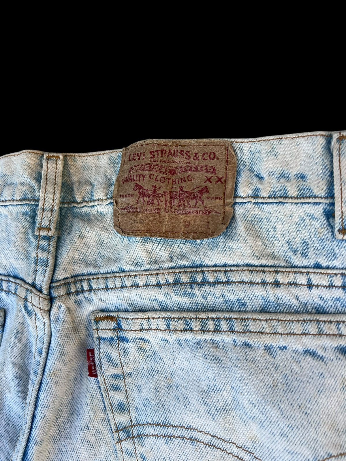 Levi's Dirty Mud Vintage Levi's 505 Stains Acid Wash Denim Jeans Size US 36 / EU 52 - 19 Thumbnail