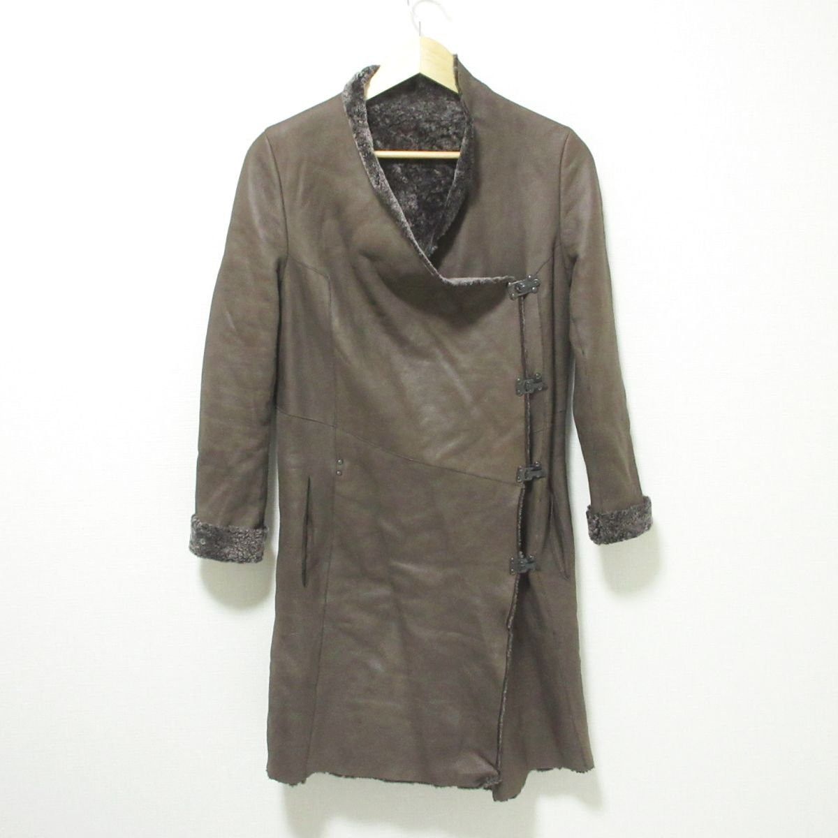 Other Other Karl Donoghue Shearling Coat Leather Outerwear DUTY FREE for USA Size ONE SIZE - 1 Thumbnail