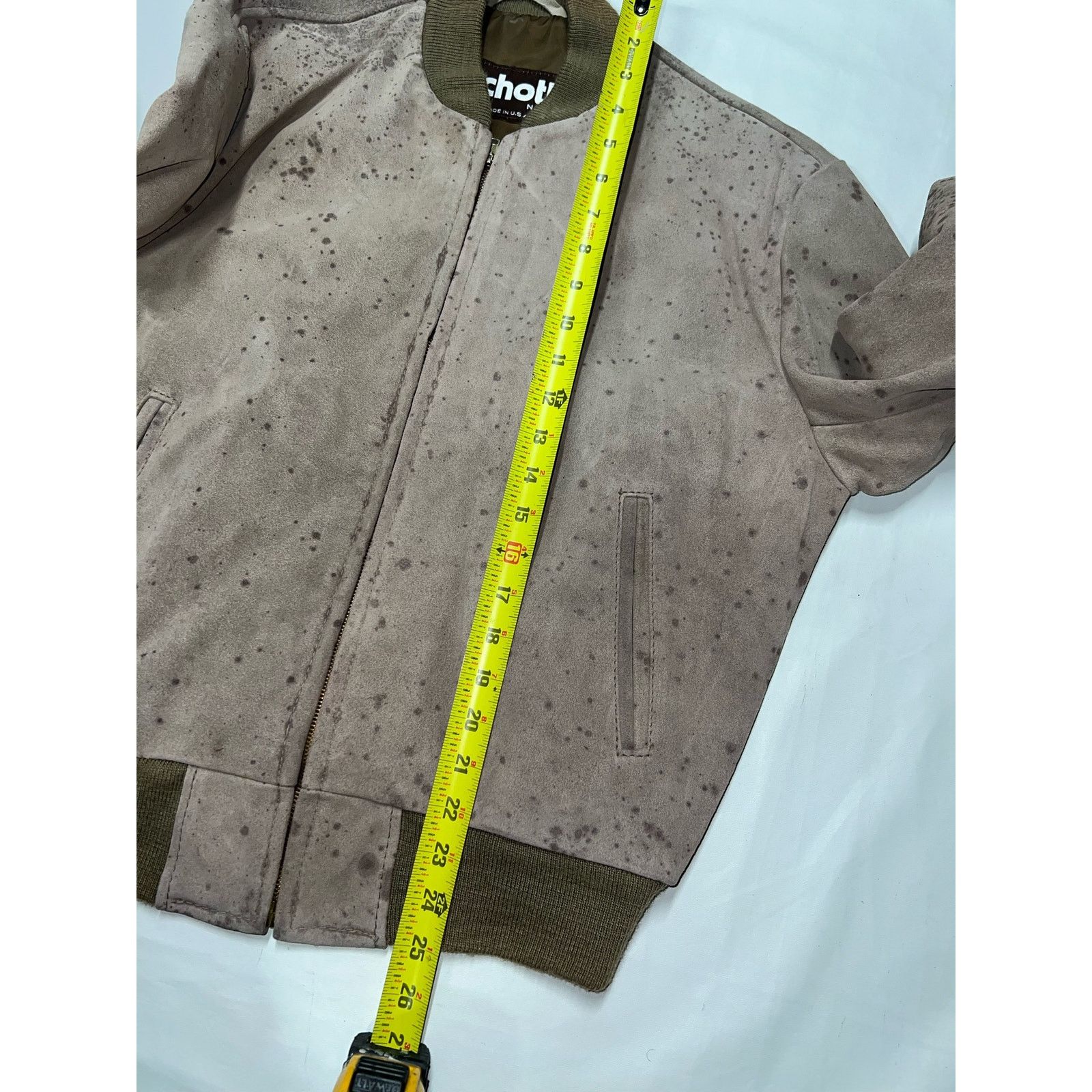 Schott Vintage Schott NYC 80’s Suede Leather Bomber Jacket Size US L / EU 52-54 / 3 - 7 Thumbnail