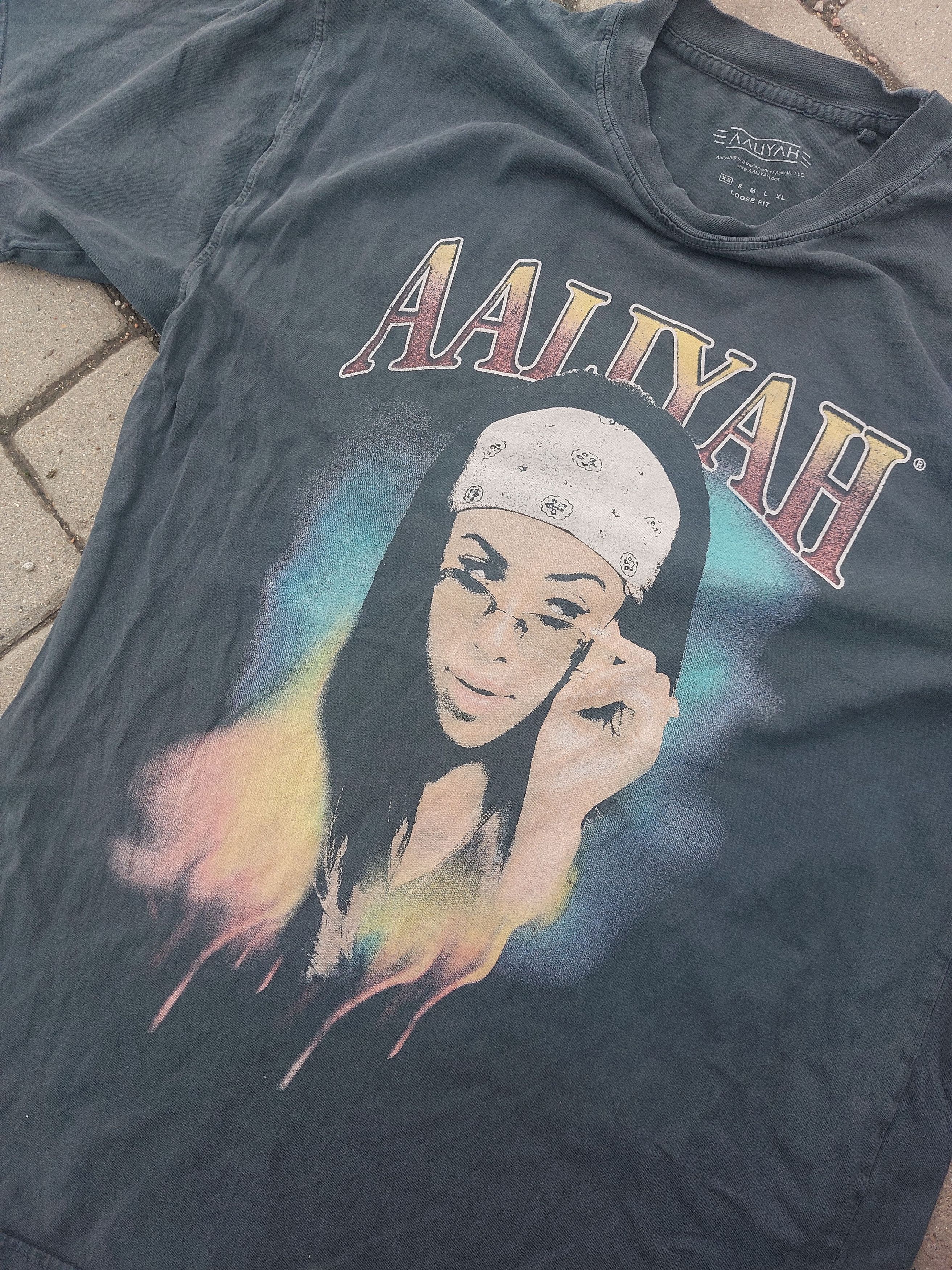 Band Tees × Vintage aaliyah vintage tshirt R&B concert tour Size US XS / EU 42 / 0 - 4 Thumbnail