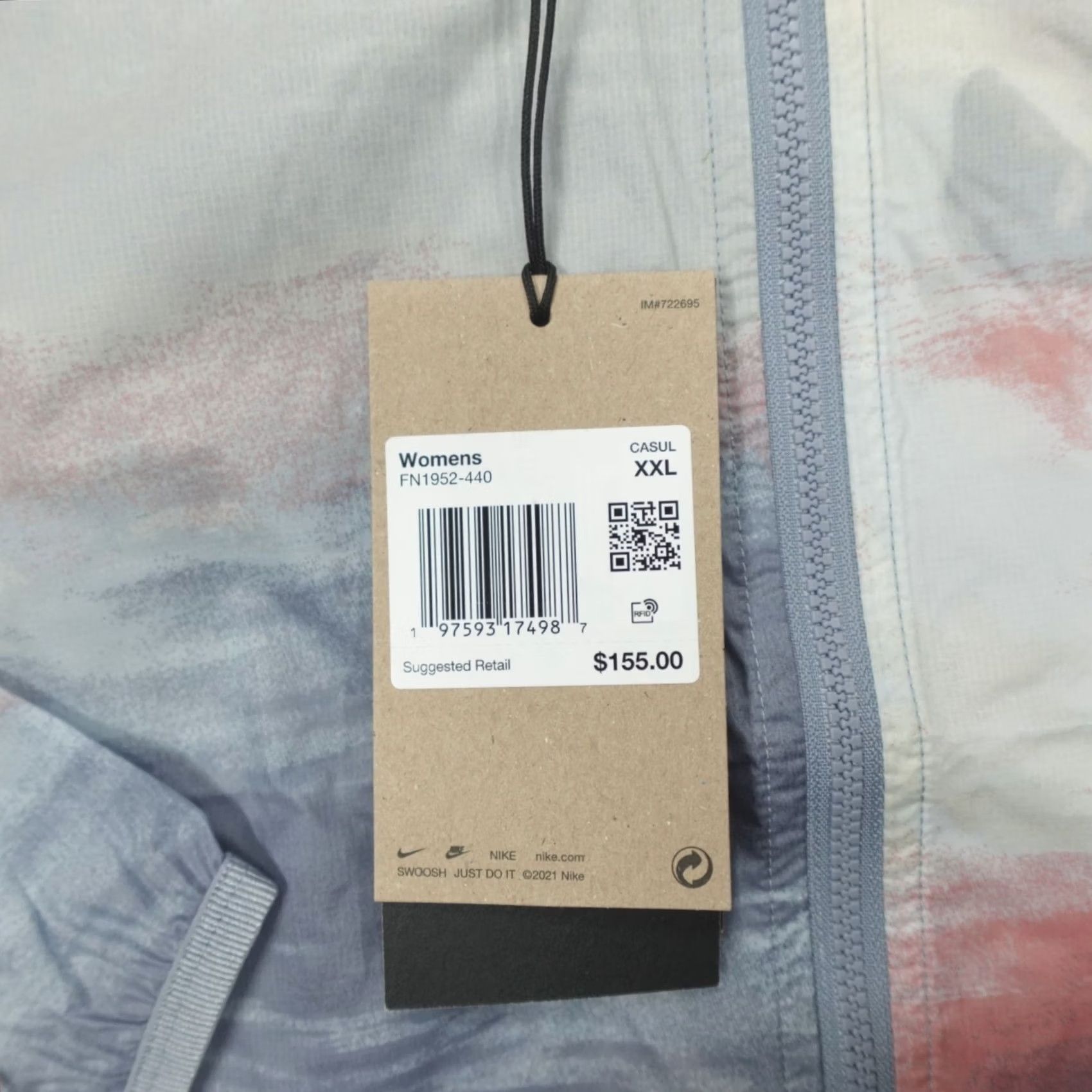 Nike Nike ACG Jacket Women 2XL Hooded Full Zip Lightweight Windbreaker Casual Activewear Size XXL / US 16-18 / IT 52-54 - 3 Thumbnail