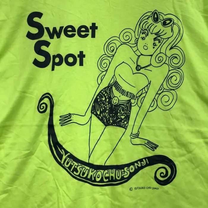 Anime Vtg 1989 YUTSUKO CHUSONJI MANGA Sweet Spot Anime Tee Shirt Size US M / EU 48-50 / 2 - 6 Thumbnail