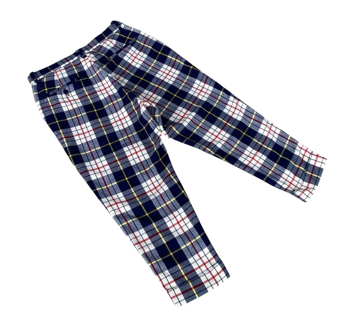 Issey Miyake Ne-net by Issey Miyake Plaid Cropped Pants Dance Punk Size US 30 / EU 46 - 9 Thumbnail