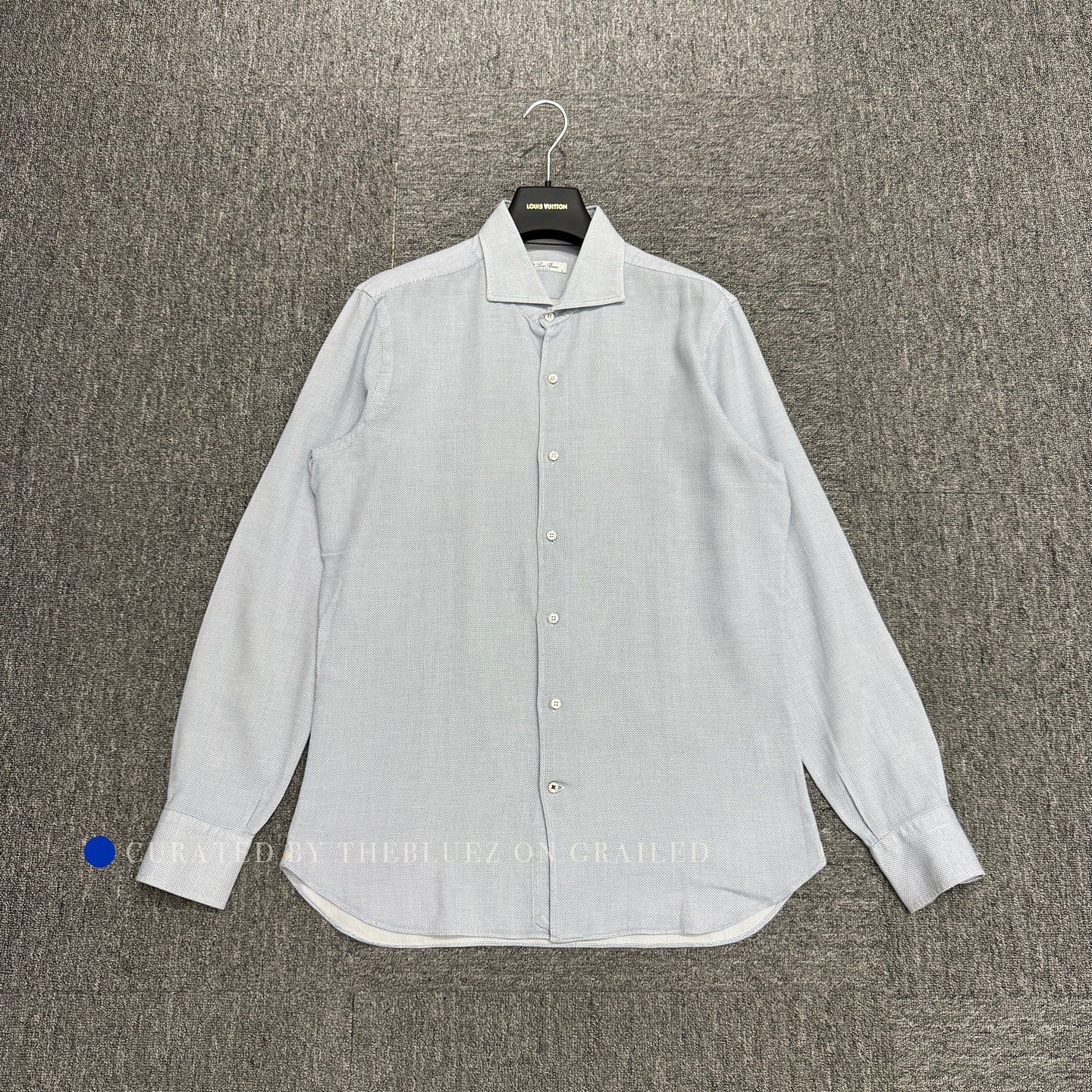 Loro Piana Gray Long Sleeve Button Up Shirt Size L Size US L / EU 52-54 / 3 - 1 Thumbnail